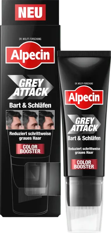 Alpecin Shampoo Grey Attack Bart & Schläfen Color Booster