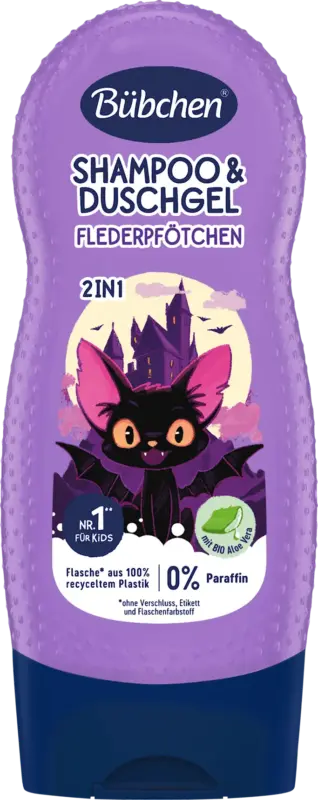 Bübchen Kinder Shampoo & Duschgel 2in1 Flederpfötchen