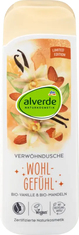 alverde NATURKOSMETIK Pflegedusche Wohlgefühl