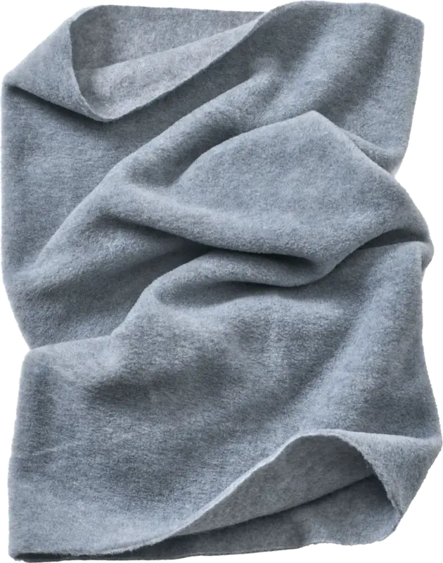 PUSBLU Loop Schal aus Fleece, grau