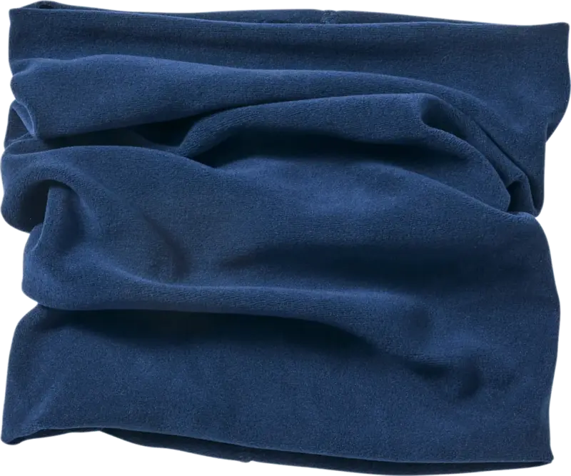 PUSBLU Loop Schal aus Fleece, blau