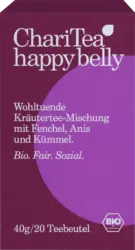 ChariTea Kräutertee "Happy Belly" mit Fenchel, Anis & Kümmel (20 Beutel)