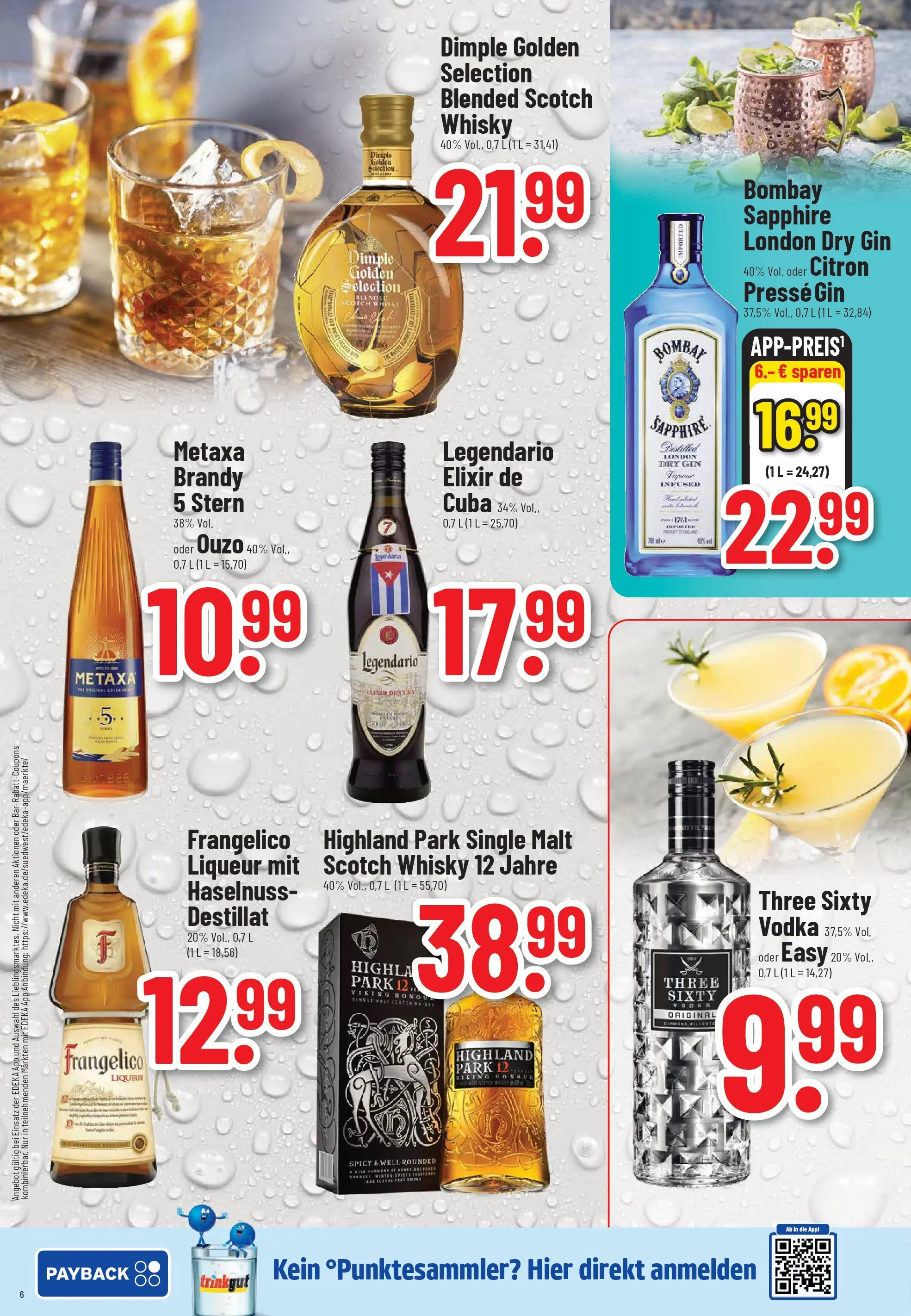 Trinkgut - trinkgut: Wochenangebote (ab 13.10.2025) » Angebote online | Seite: 6 | Produkte: Whisky, Ouzo, Vodka, Gin