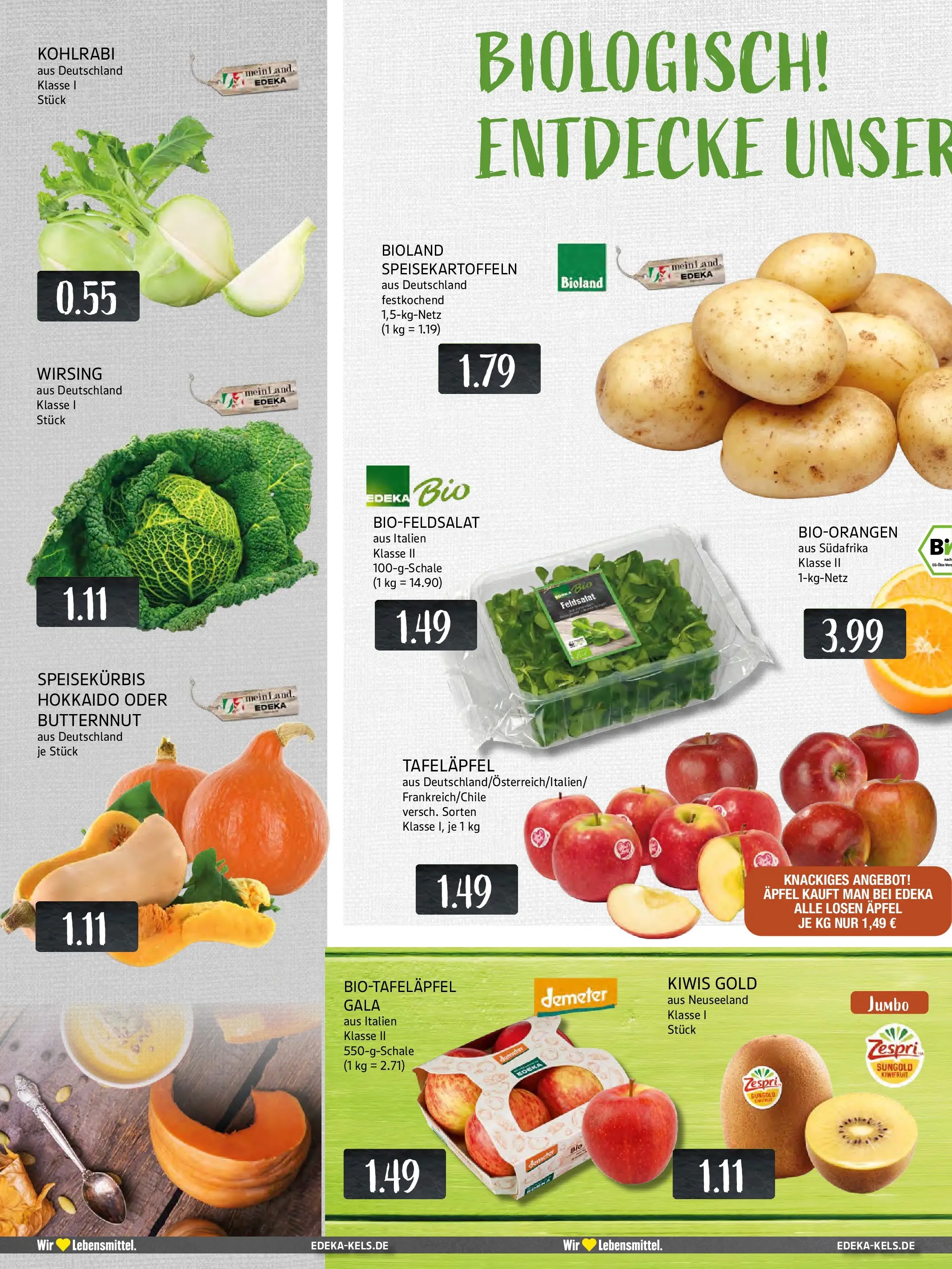 Edeka prospekt Ratingen-Hösel	 (ab 06.10.2025) » Angebote Online | Seite: 8 | Produkte: Kohlrabi, Äpfel, Kiwi