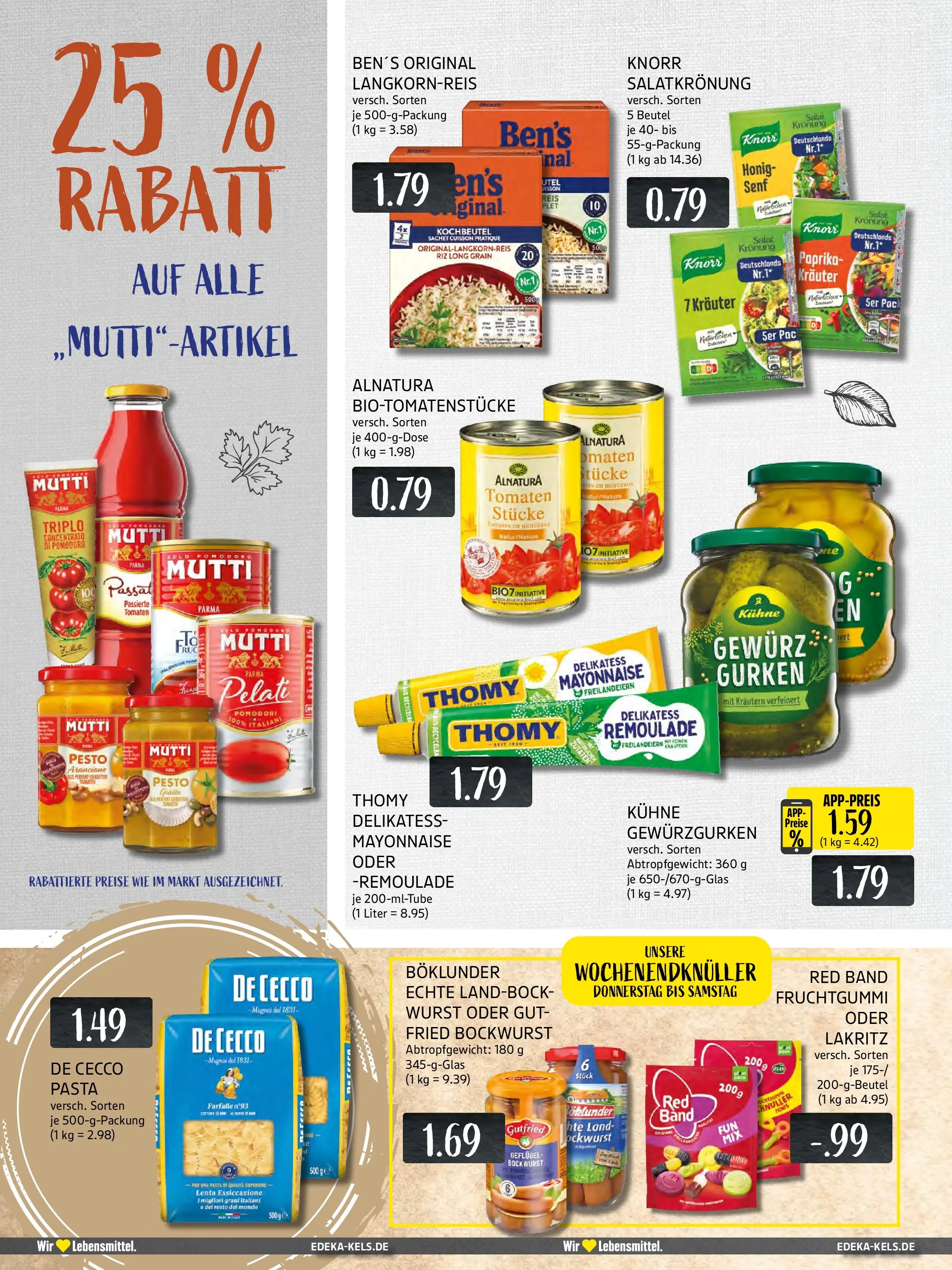 Edeka prospekt Ratingen-Hösel	 (ab 06.10.2025) » Angebote Online | Seite: 12 | Produkte: Knorr, Pasta, Gurken, Salat