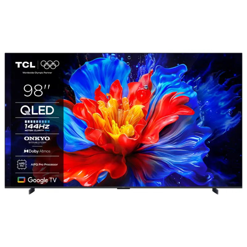Телевизор TCL 98QLED810K 4K Ultra HD QLED SMART TV, GOOGLE TV, 98.0 ", 248.0 см