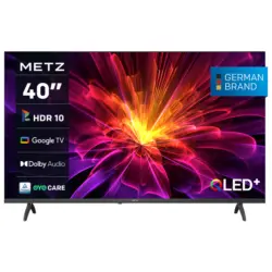 Телевизор METZ 40MQE7000Z QLED SMART TV, GOOGLE TV, 40.0 ", 100.0 см