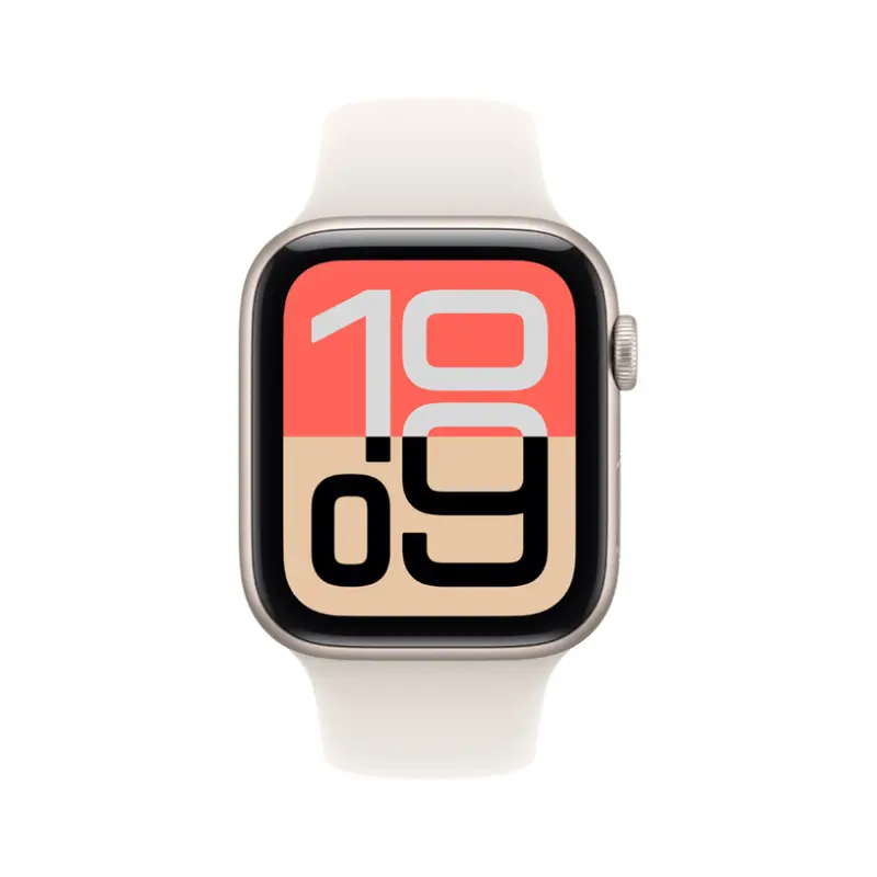 Смарт часовник APPLE WATCH SE3 CELL STARLIGHT ALUMIN CASE STARLIGHT SPORT BAND S/M MEPE4 44 MM, GPS, WLAN, ПУЛСОМЕР