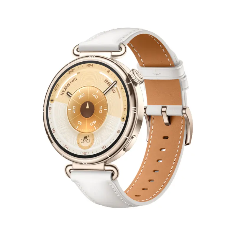 Смарт часовник HUAWEI WATCH GT 6 White KSU-B19L White Composite Leather Strap 41 MM, GPS, ПУЛСОМЕР, SPO2