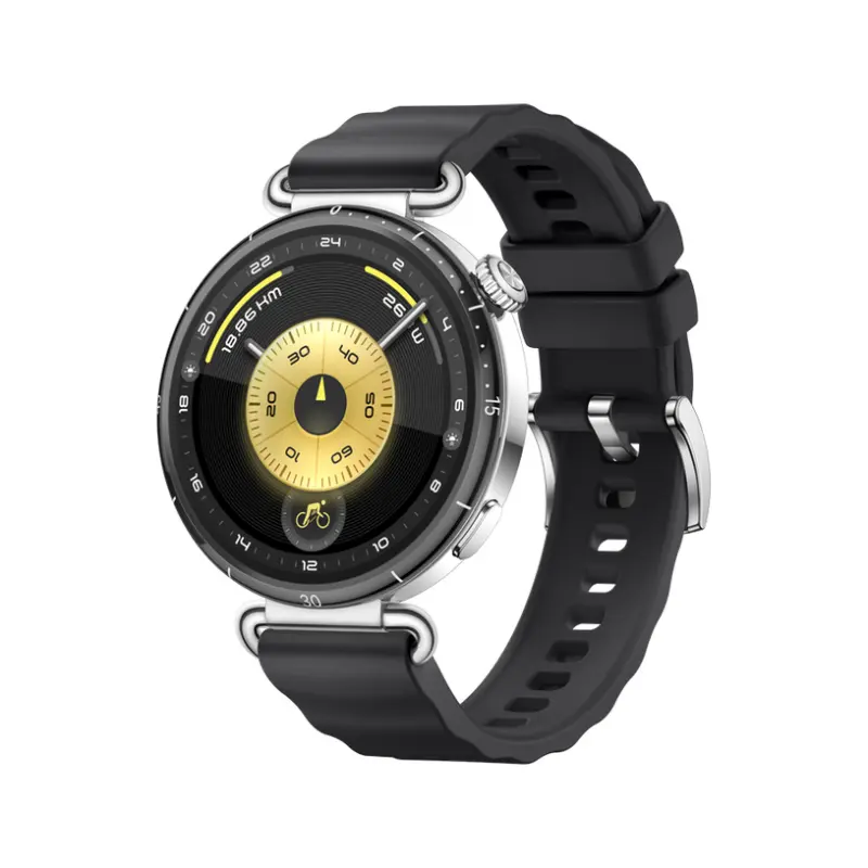 Смарт часовник HUAWEI WATCH GT 6 Black KSU-B19F Black Fluoroelastomer Strap 41 MM, GPS, ПУЛСОМЕР, SPO2