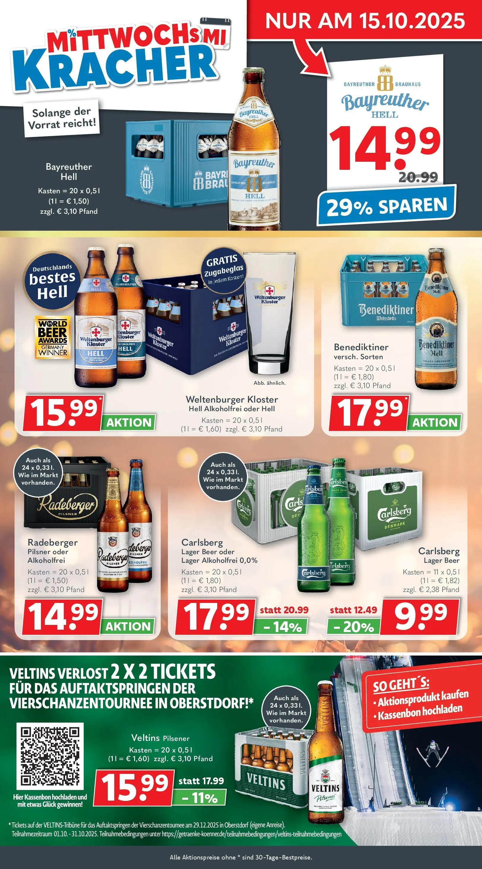 Getränkeland - Getränkeland: Getränkeangebote (ab 13.10.2025) zum Blättern | Seite: 2 | Produkte: Carlsberg, Veltins