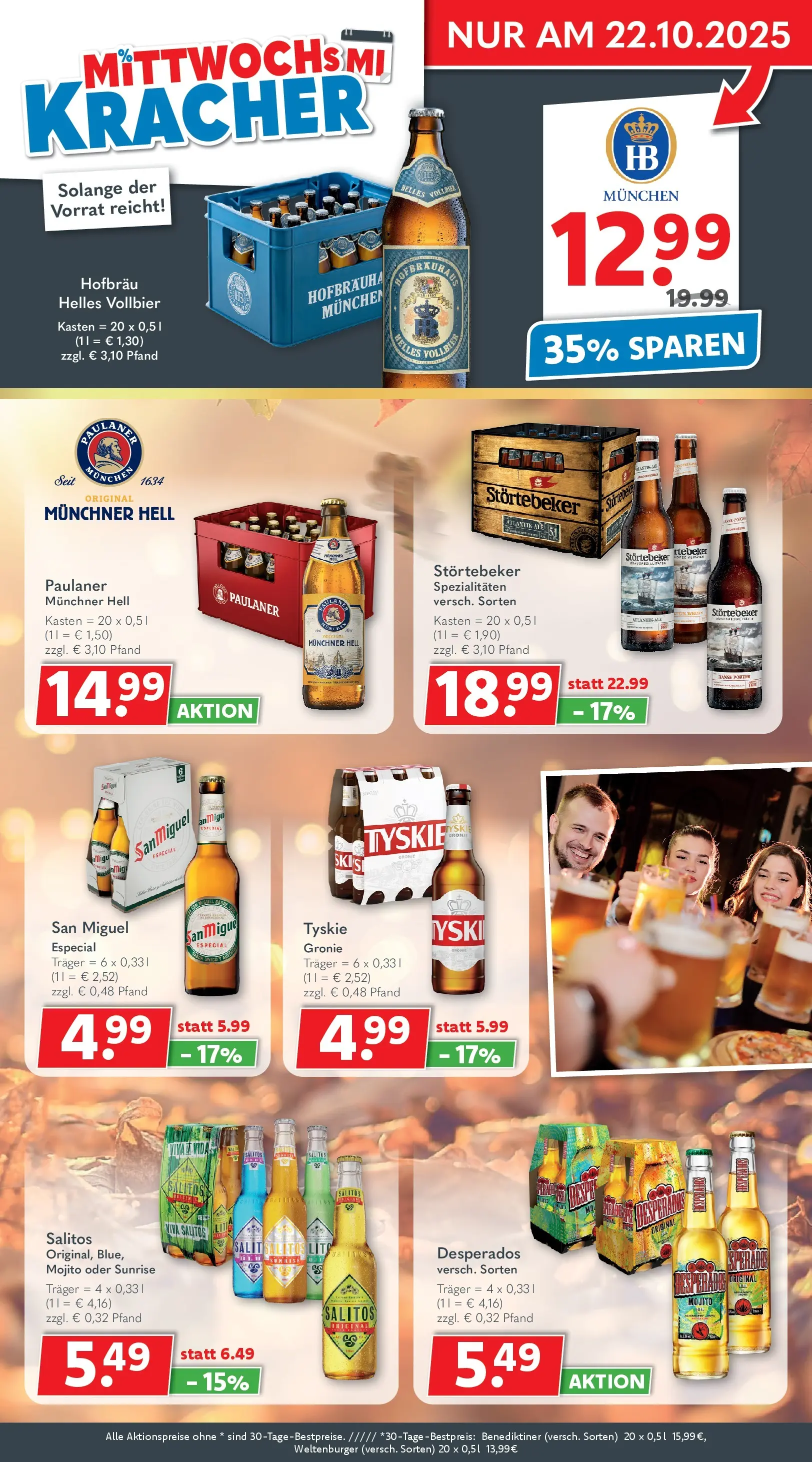 Getränkeland - Getränkeland: Getränkeangebote (ab 13.10.2025) zum Blättern | Seite: 3 | Produkte: Tyskie, Desperados, Paulaner