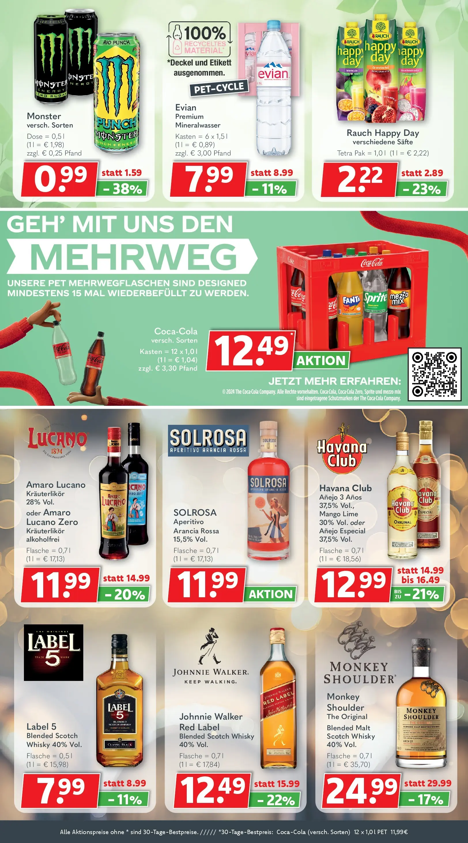 Getränkeland - Getränkeland: Getränkeangebote (ab 13.10.2025) zum Blättern | Seite: 4 | Produkte: Whisky, Granatapfel, Mineralwasser, Johnnie walker