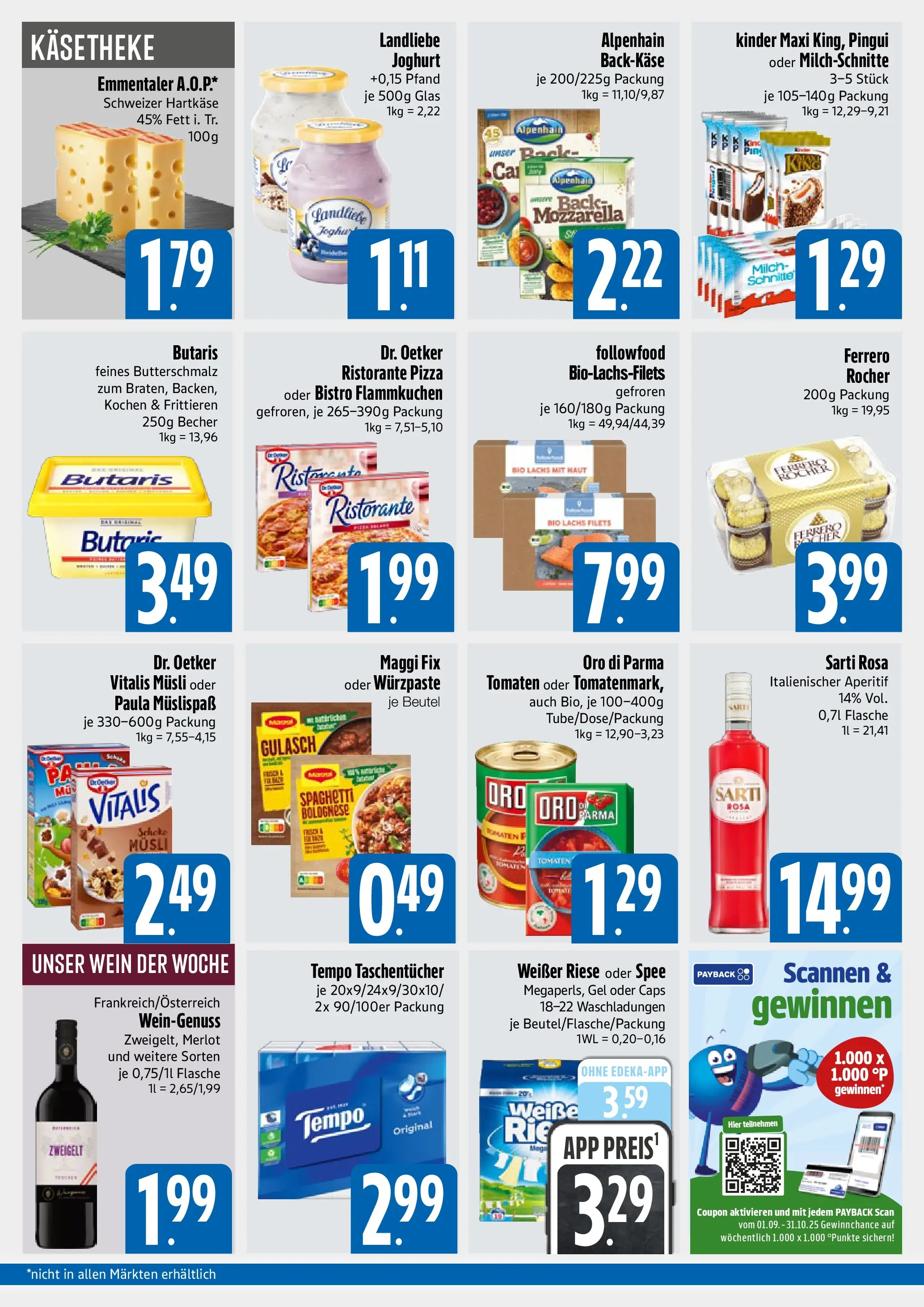 Edeka prospekt München	 (ab 13.10.2025) » Angebote Online | Seite: 2 | Produkte: Musli, Milch, Tempo, Landliebe joghurt