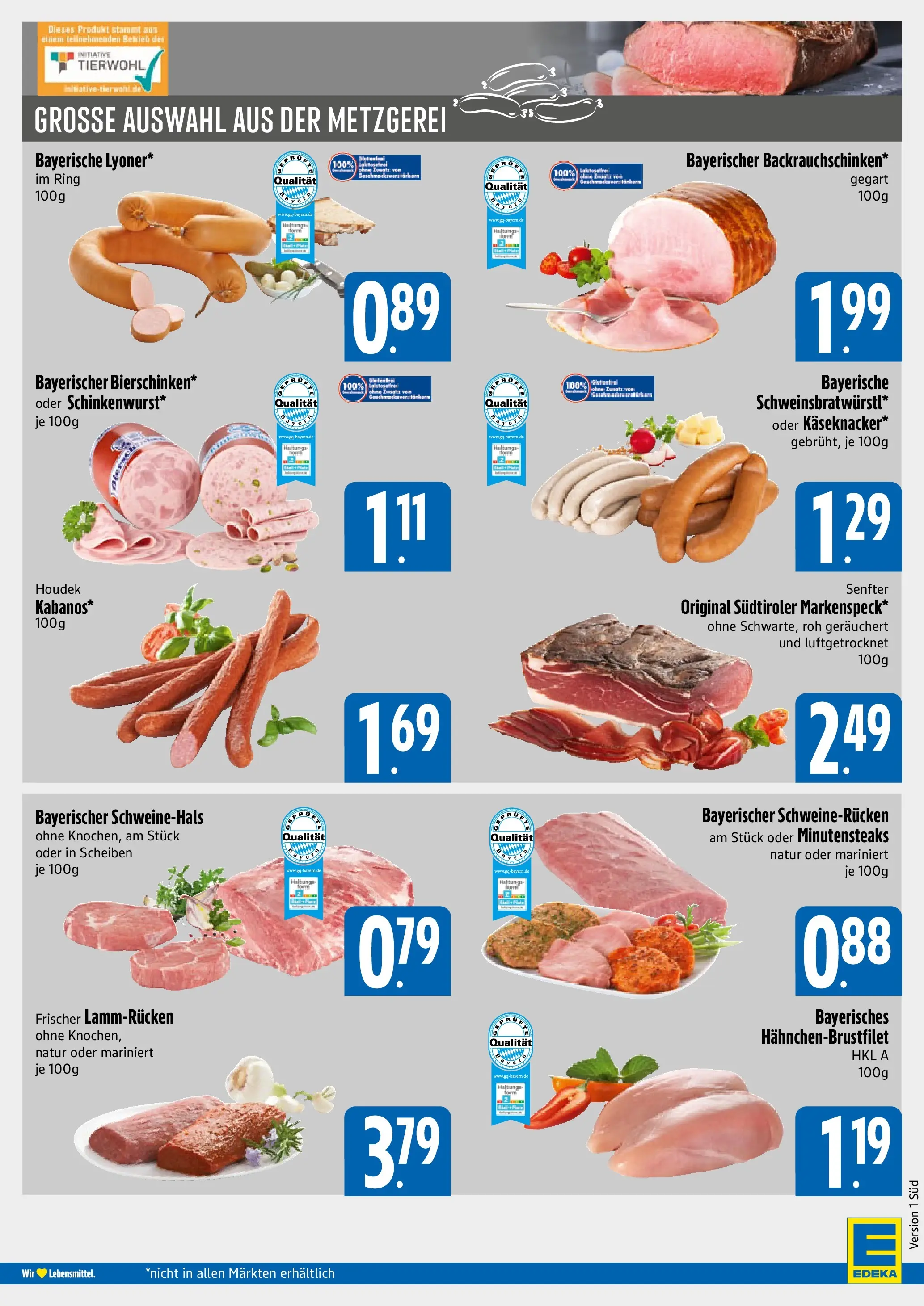 Edeka prospekt München	 (ab 13.10.2025) » Angebote Online | Seite: 4 | Produkte: Schweinerucken