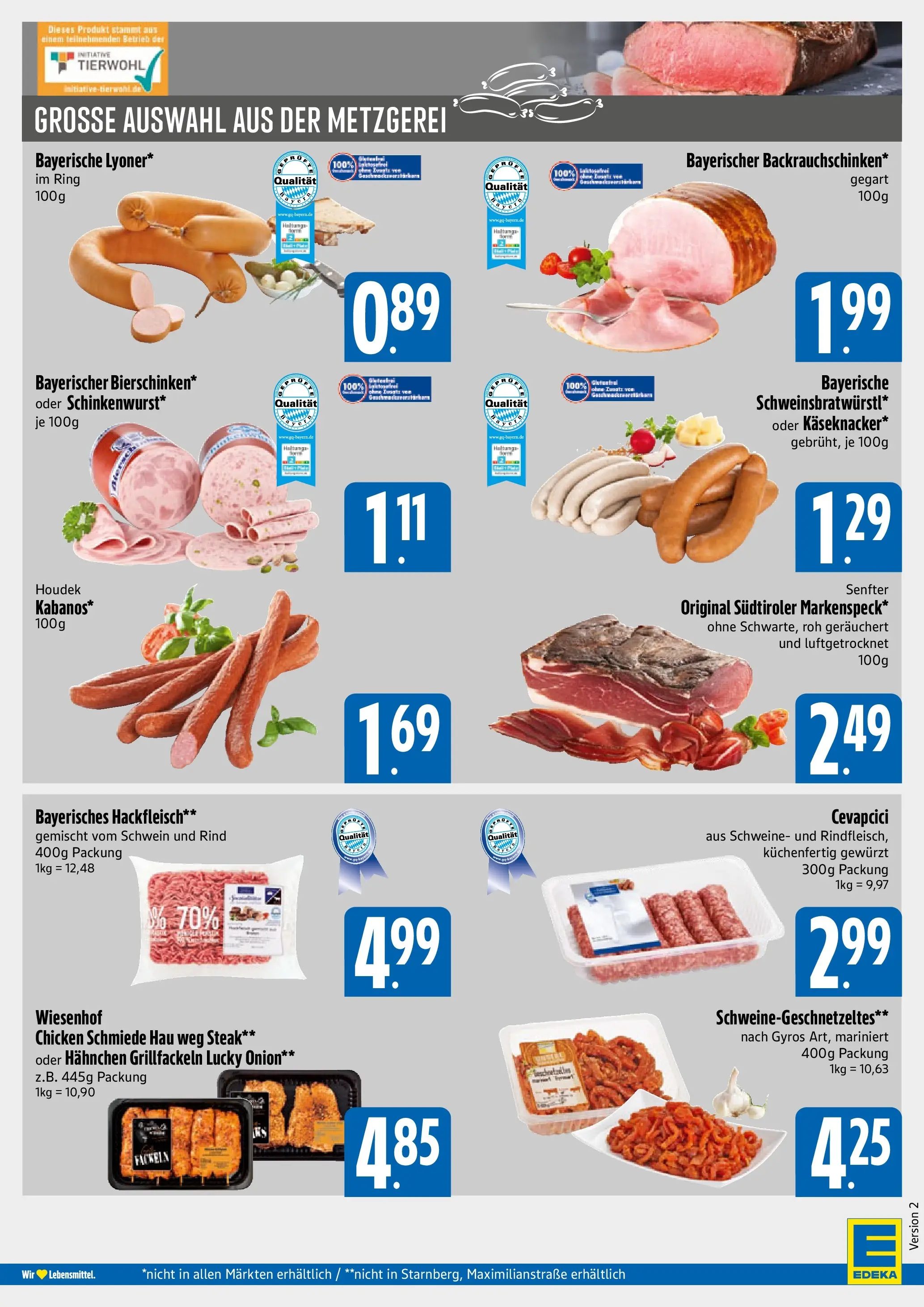 Entdecke - E xpress: Wochenangebote (ab 12.10.2025) zum Blättern | Seite: 4 | Produkte: Hahnchen, Cevapcici, Gyros, Hackfleisch