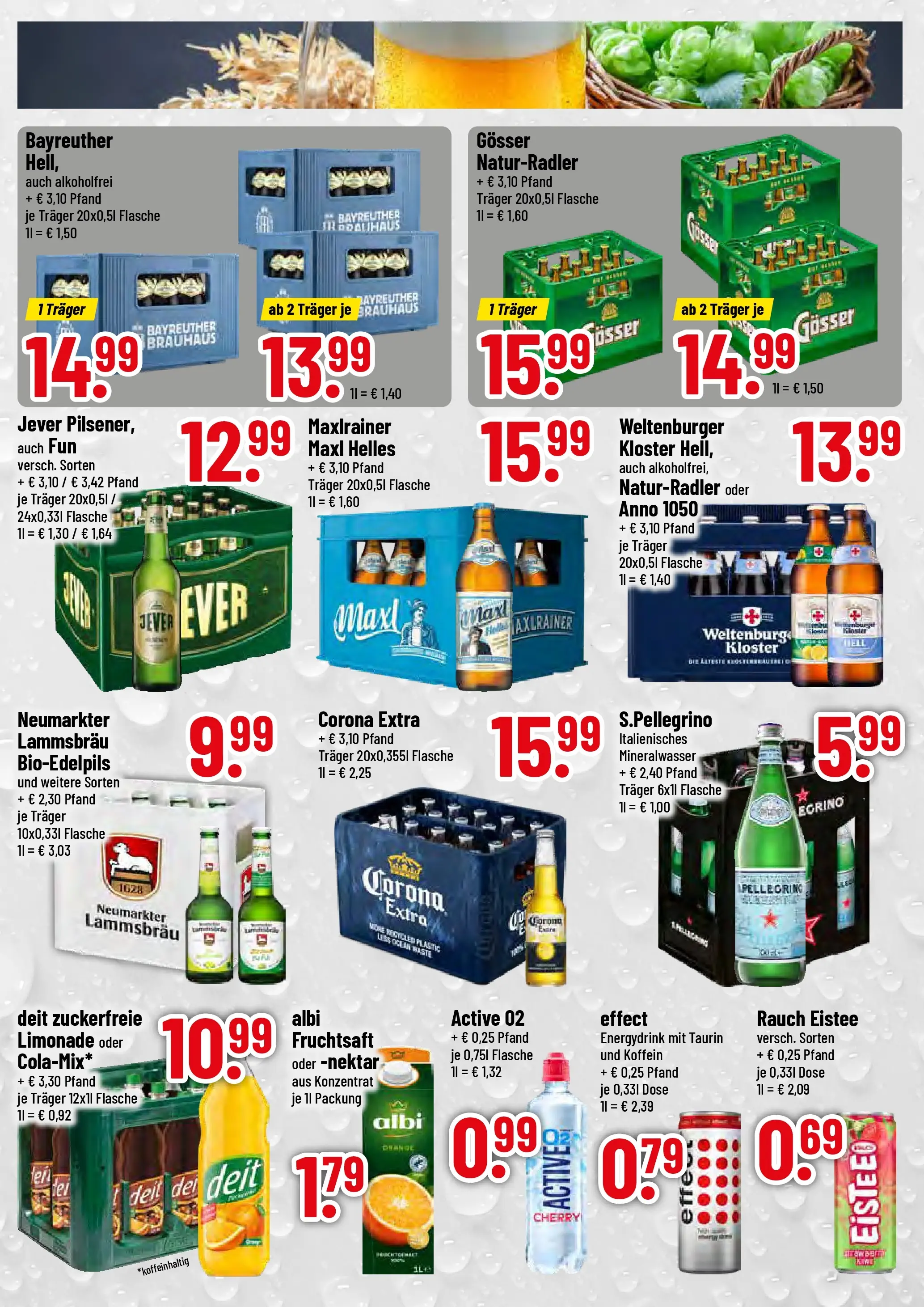 Trinkgut - trinkgut: Wochenangebote (ab 13.10.2025) » Angebote online | Seite: 3 | Produkte: Limonade, Mineralwasser, Jever, Fruchtsaft