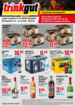 Trinkgut - trinkgut: Wochenangebote ab 13.10.2025 gültig