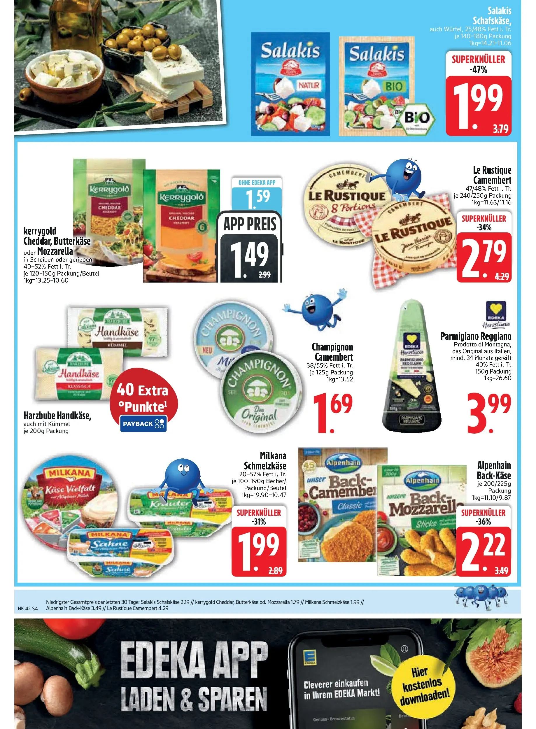 Edeka prospekt Unterföhring	 (ab 12.10.2025) » Angebote Online | Seite: 6 | Produkte: Feta, Mozzarella, Salakis, Schafskase