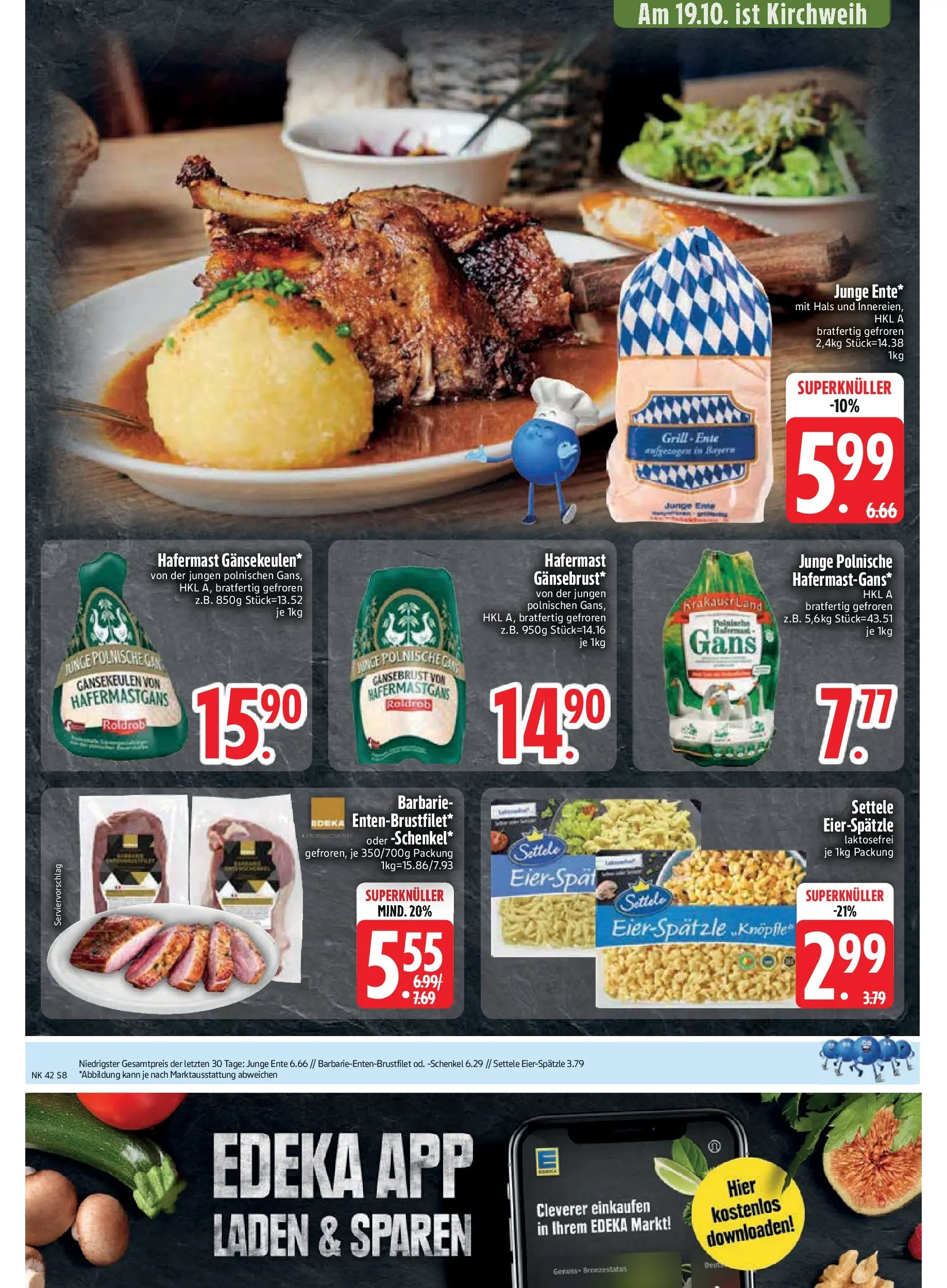 Edeka prospekt Unterföhring	 (ab 12.10.2025) » Angebote Online | Seite: 10 | Produkte: Grill, Ente