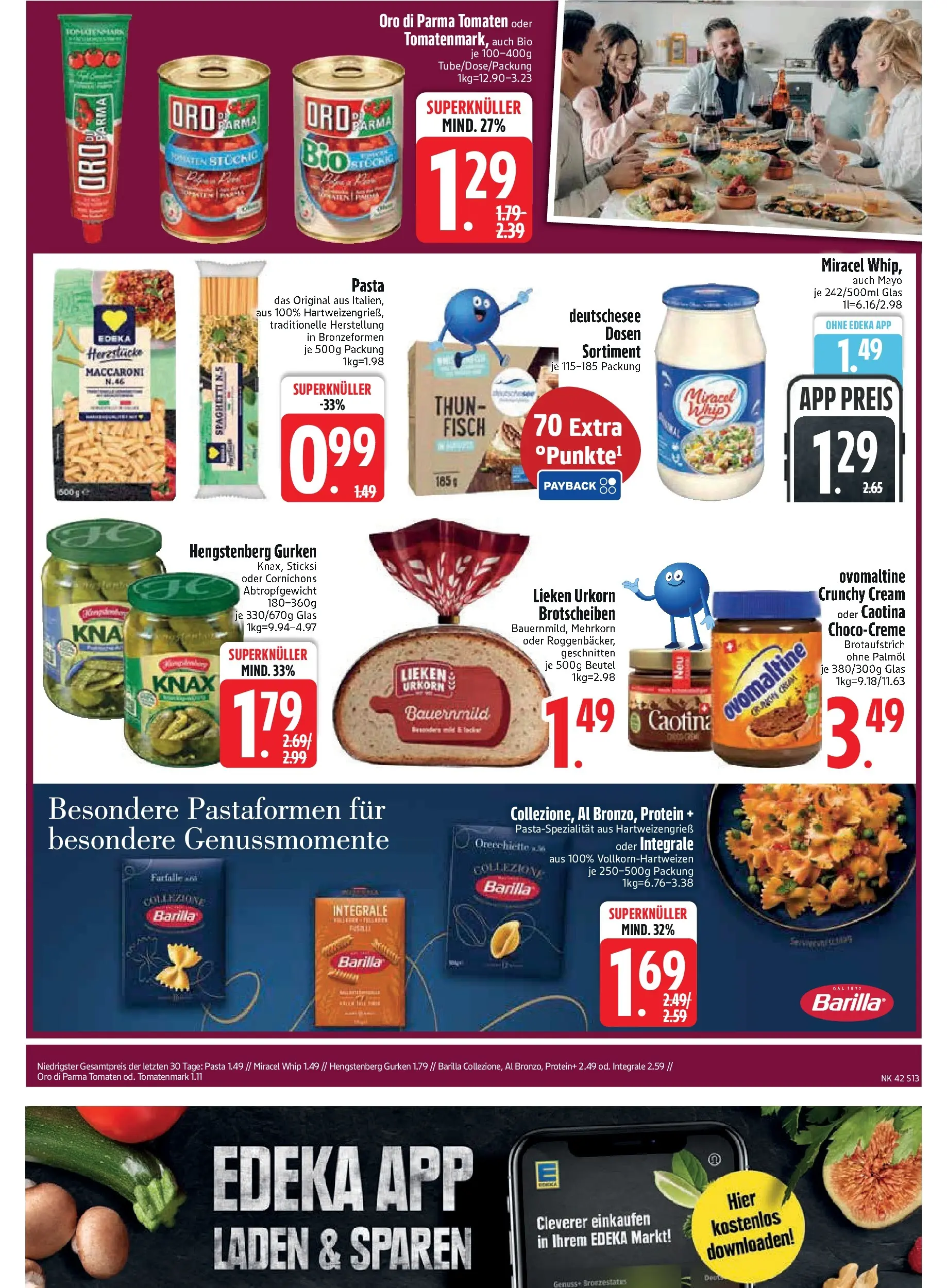 Edeka prospekt Unterföhring	 (ab 12.10.2025) » Angebote Online | Seite: 15 | Produkte: Ovomaltine, Barilla, Fisch, Gurken