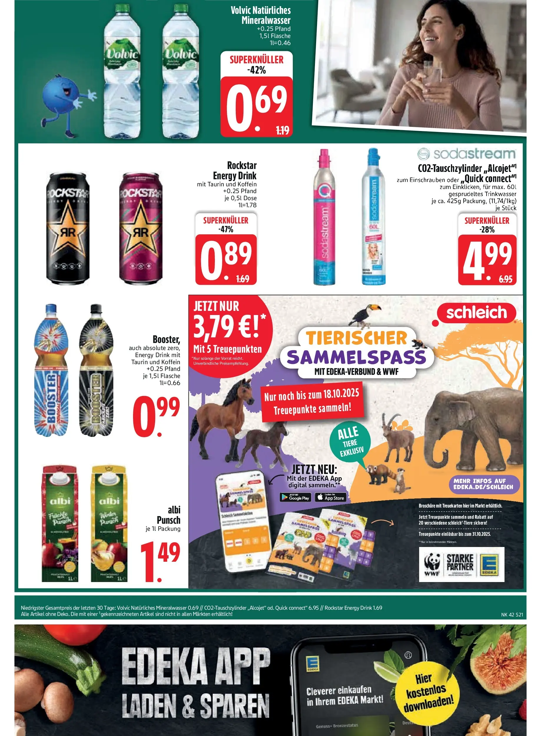 Edeka prospekt Unterföhring	 (ab 12.10.2025) » Angebote Online | Seite: 23 | Produkte: Rockstar energy, Rockstar, Volvic, Sodastream