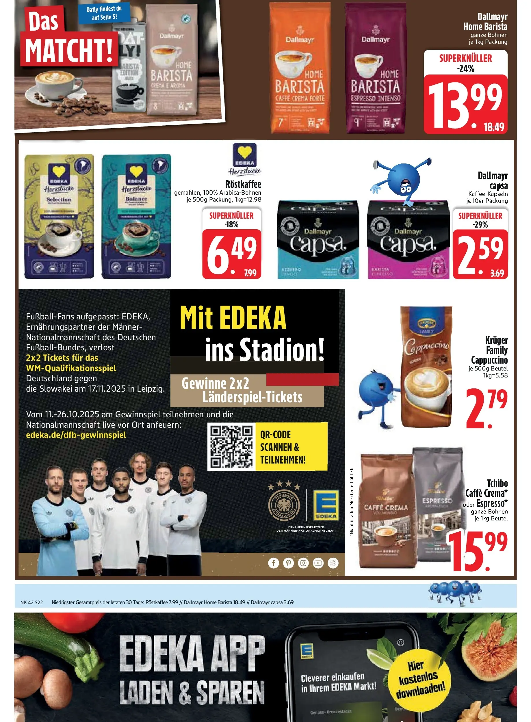Edeka prospekt Unterföhring	 (ab 12.10.2025) » Angebote Online | Seite: 24 | Produkte: Dallmayr, Oatly, Dallmayr capsa