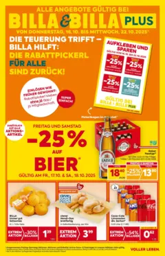 Billa - BILLA: Flugblatt gültig bei BILLA & BILLA PLUS ab 15.10.2025 gültig