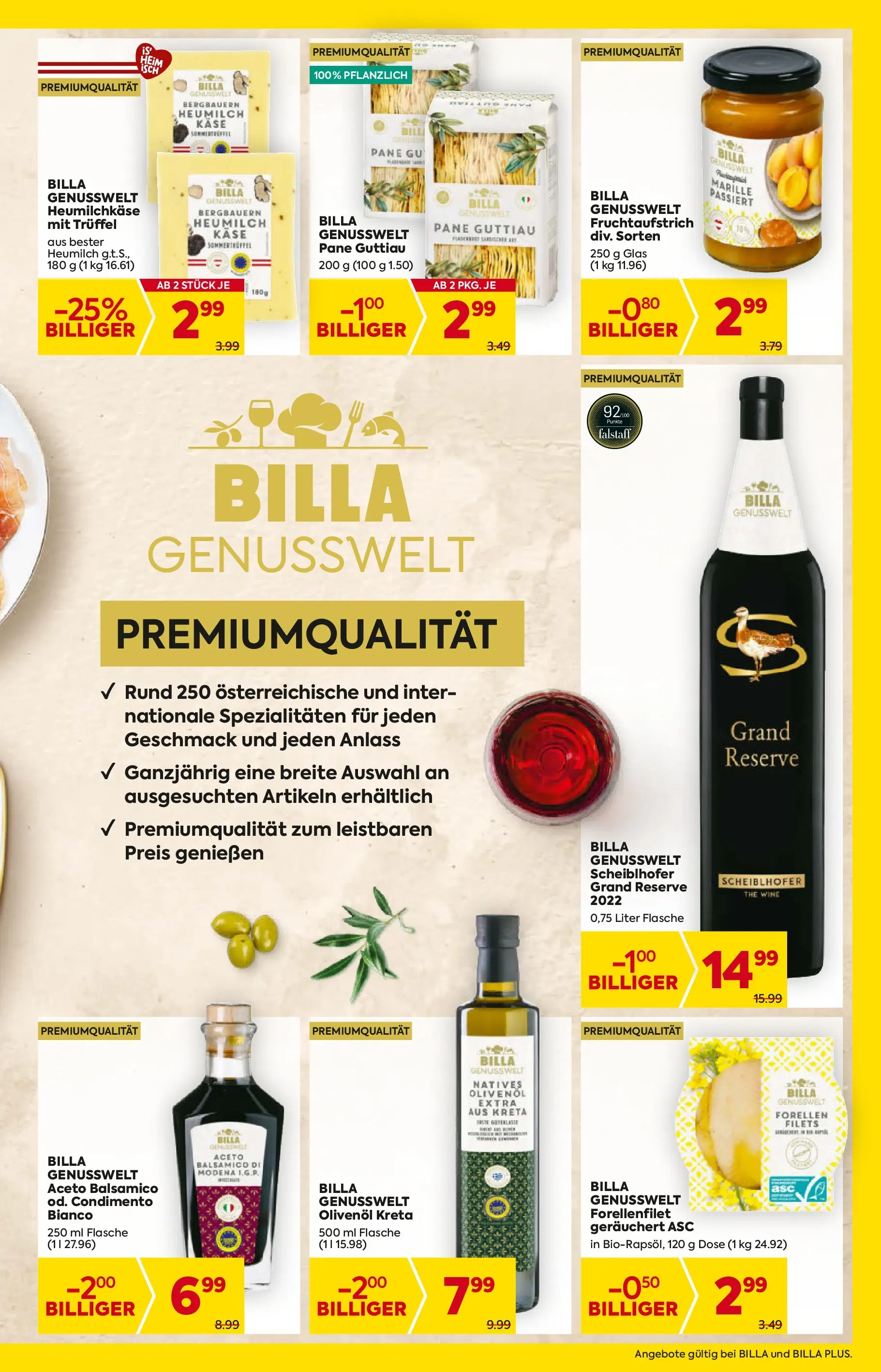 Billa - BILLA: Flugblatt gültig bei BILLA & BILLA PLUS ab 15.10.2025 - Angebote, Prospekt | Seite: 9 | Produkte: Käse