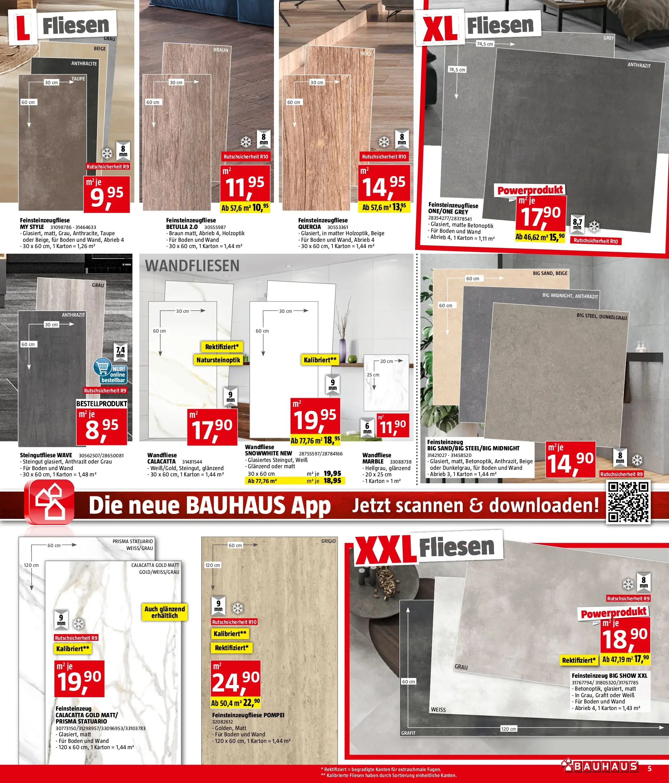 Bauhaus Prospekt aktuell von 14.10.2025 - Aktuelle Angebote | Seite: 5