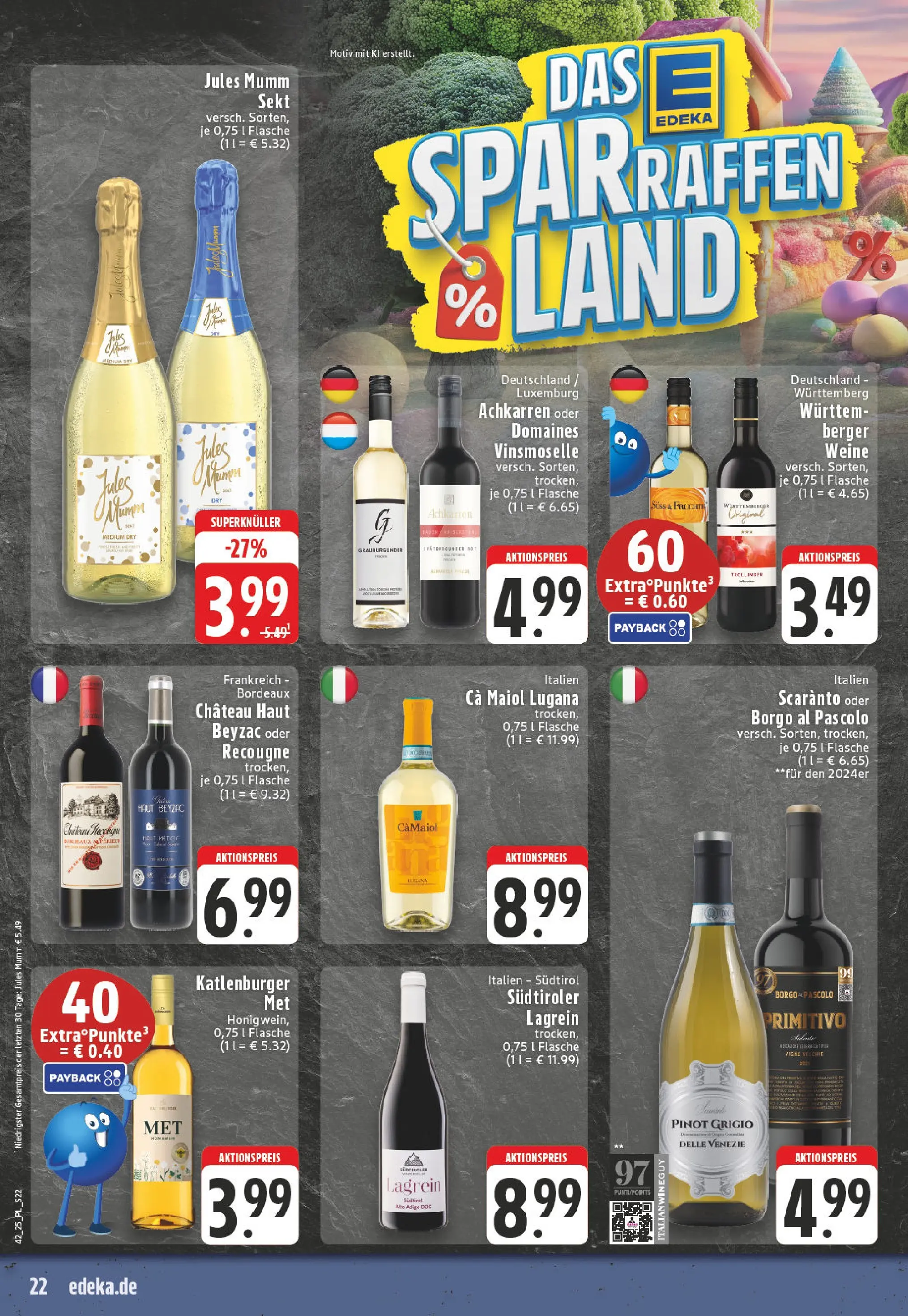 Edeka prospekt Bornheim	 (ab 13.10.2025) » Angebote Online | Seite: 22 | Produkte: Mumm sekt, Sekt, Jules mumm