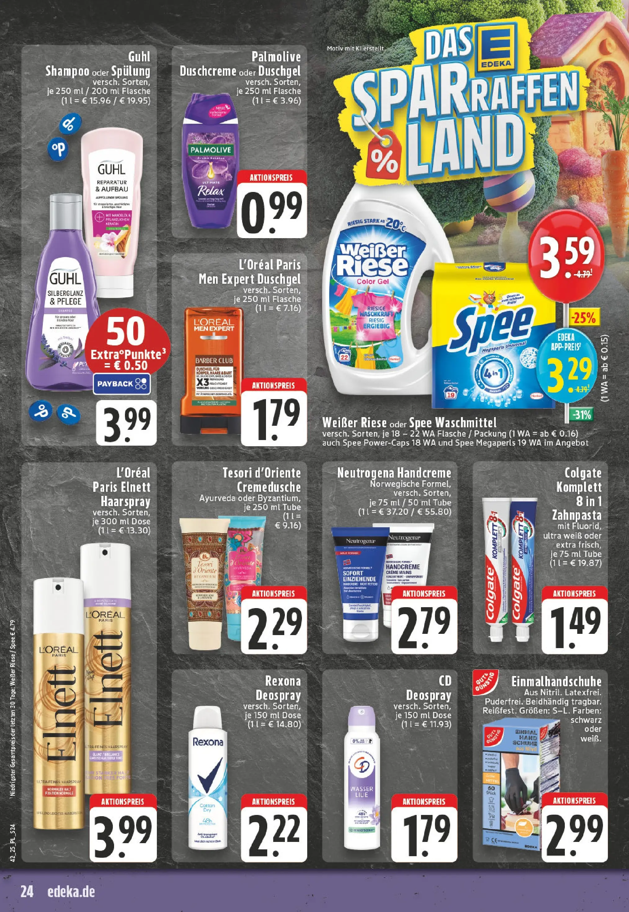 Edeka prospekt Bornheim	 (ab 13.10.2025) » Angebote Online | Seite: 24 | Produkte: Handcreme, Wasser, Shower Gel, Duschcreme