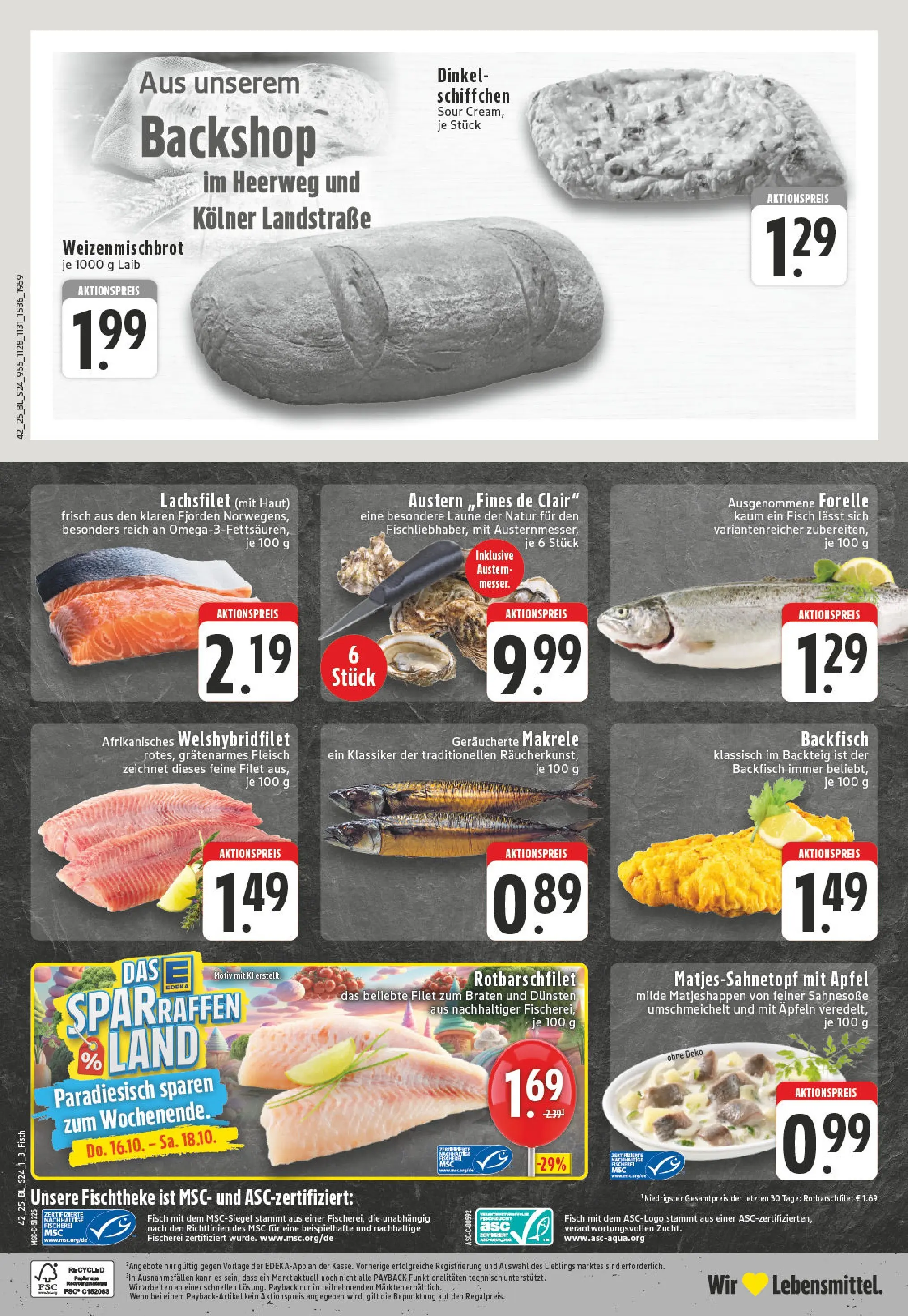 Edeka prospekt Düren	 (ab 13.10.2025) » Angebote Online | Seite: 24 | Produkte: Äpfel, Fisch, Fleisch