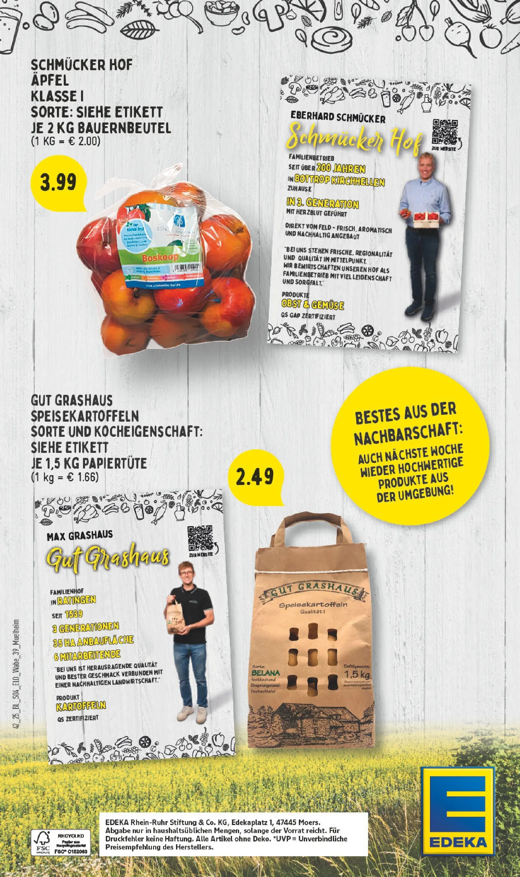 Edeka prospekt Mülheim / Ruhr	 (ab 13.10.2025) » Angebote Online | Seite: 28 | Produkte: Äpfel, Apple, Gemüse, Obst
