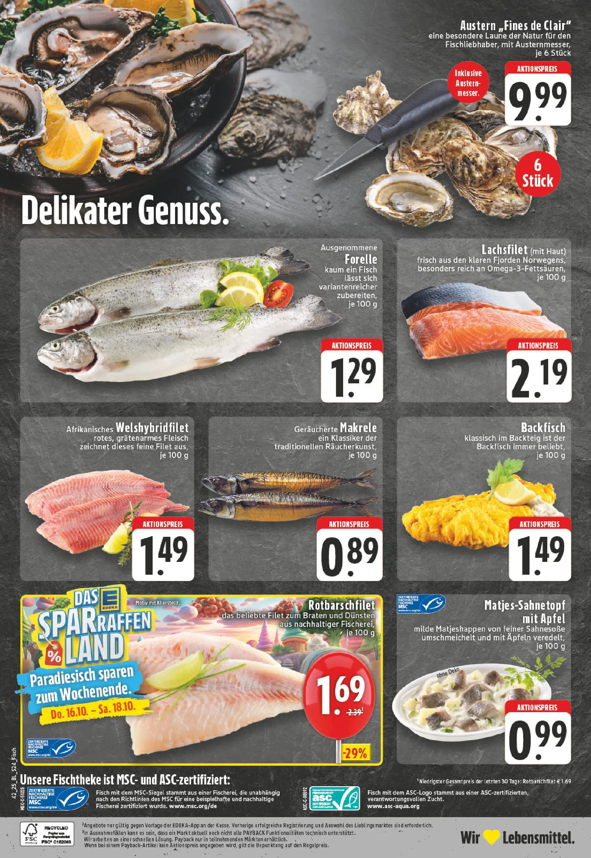 Edeka prospekt Herne	 (ab 13.10.2025) » Angebote Online | Seite: 24 | Produkte: Äpfel, Fisch, Fleisch