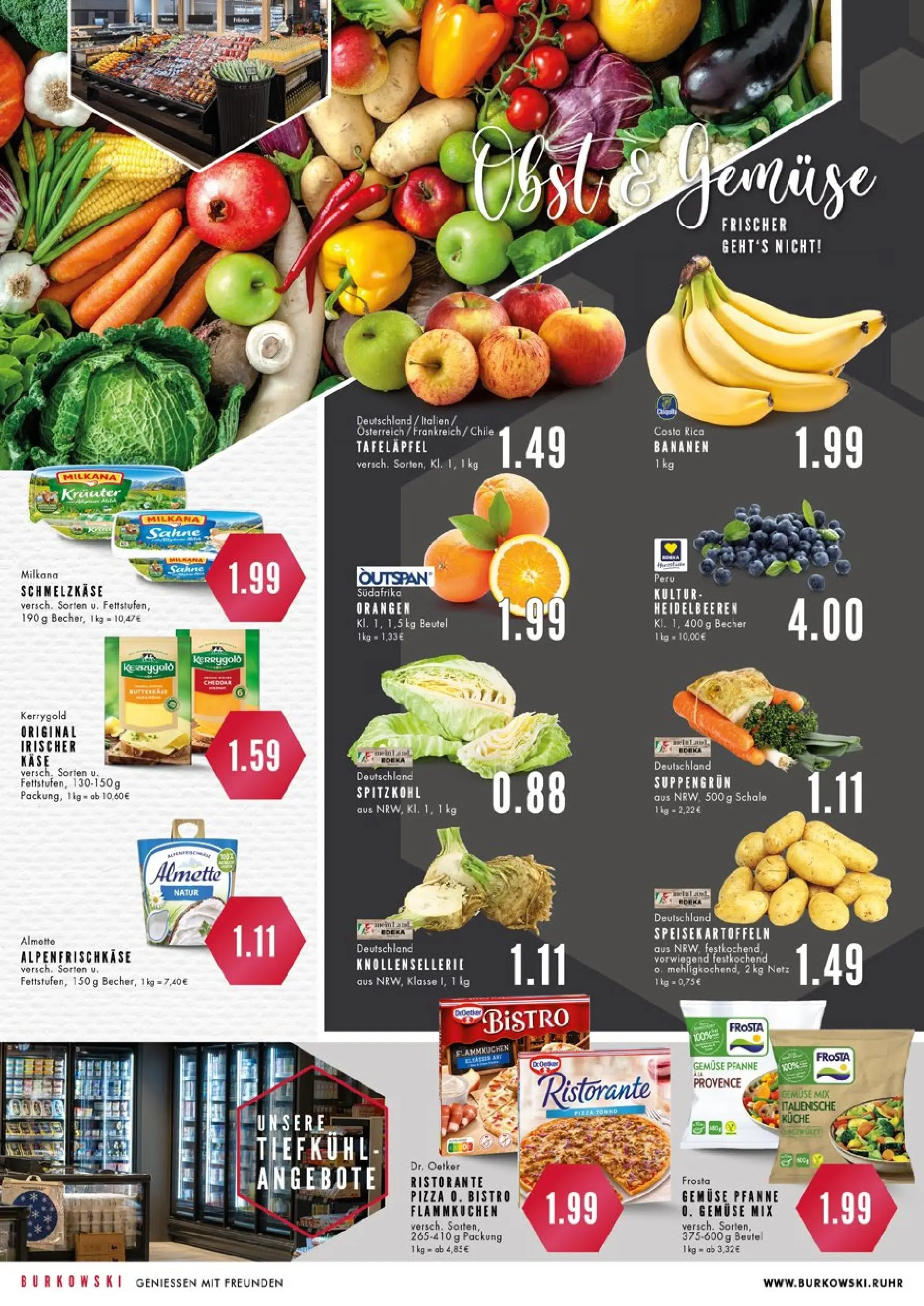 Edeka prospekt Bochum	 (ab 13.10.2025) » Angebote Online | Seite: 6 | Produkte: Käse, Küche, Gemüse, Obst