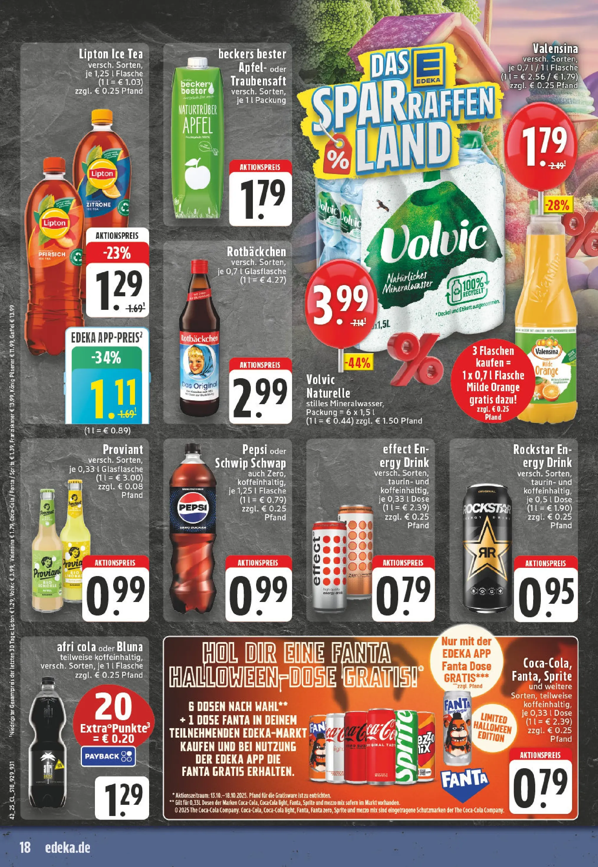 Edeka prospekt Bonn	 (ab 13.10.2025) » Angebote Online | Seite: 18 | Produkte: Franziskaner, Mezzo mix, Cola, Pepsi