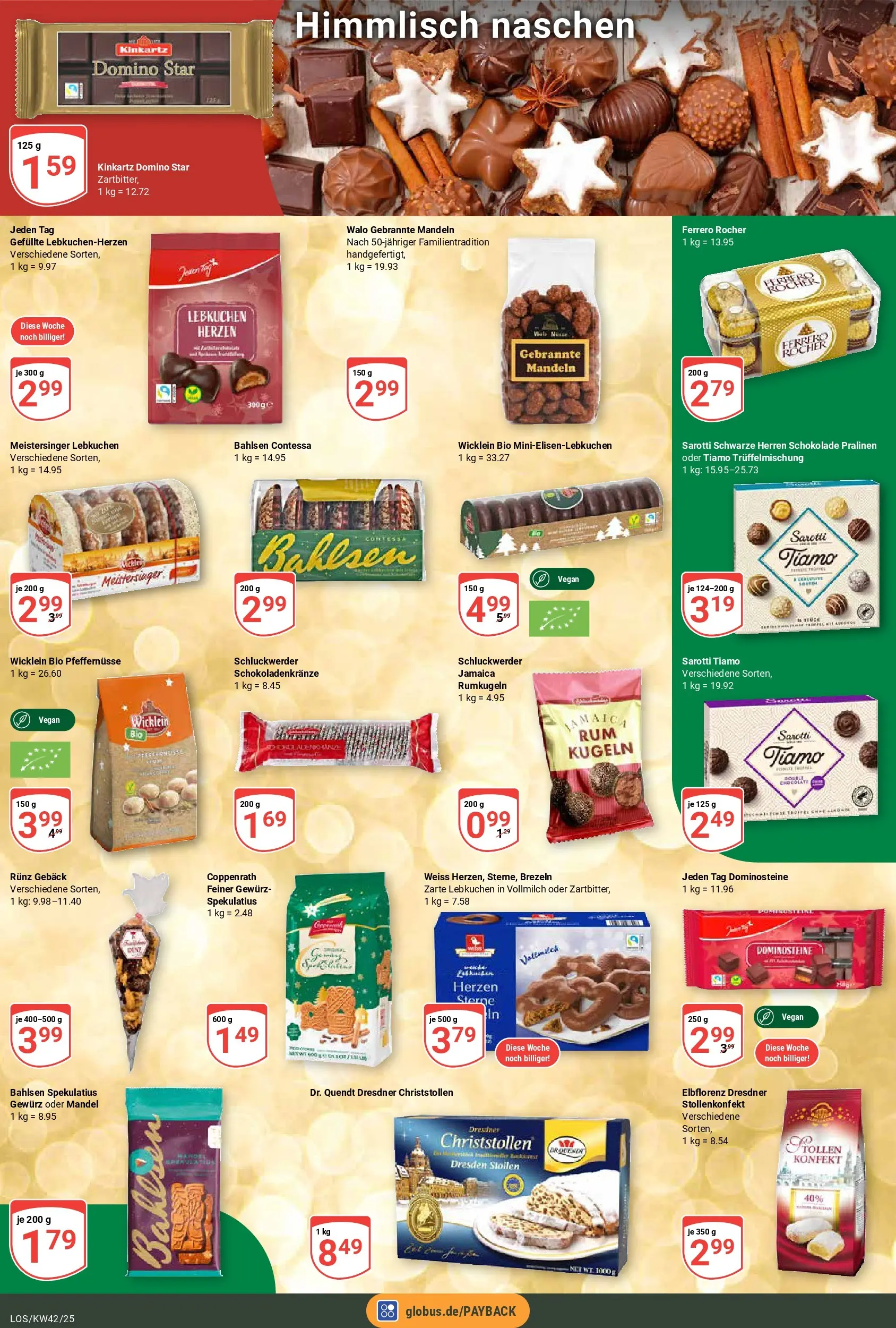 Globus prospekt Losheim Am See	 (ab 12.10.2025) » Angebote online | Seite: 7 | Produkte: Ferrero rocher, Schokolade, Mandeln, Rumkugeln