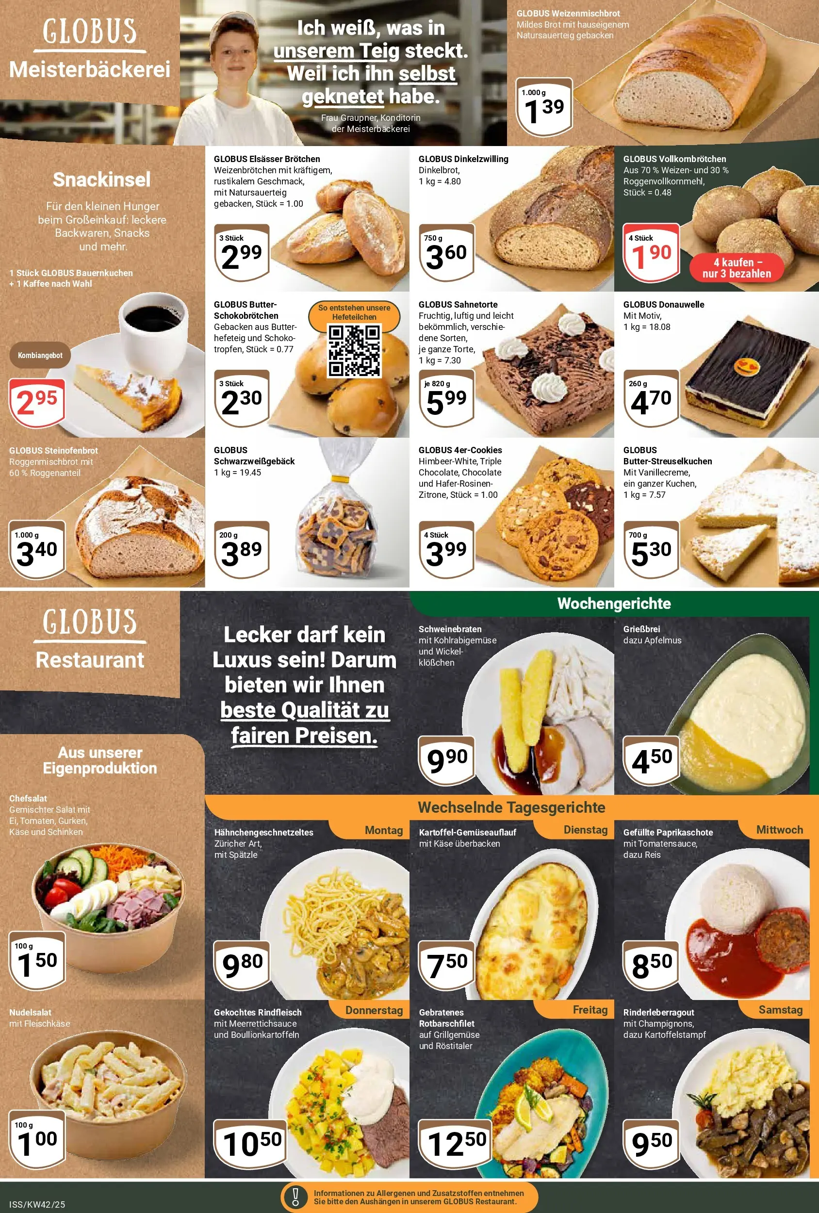 Globus prospekt Isserstedt	 (ab 12.10.2025) » Angebote online | Seite: 7 | Produkte: Käse, Kaffee, Brot, Reis