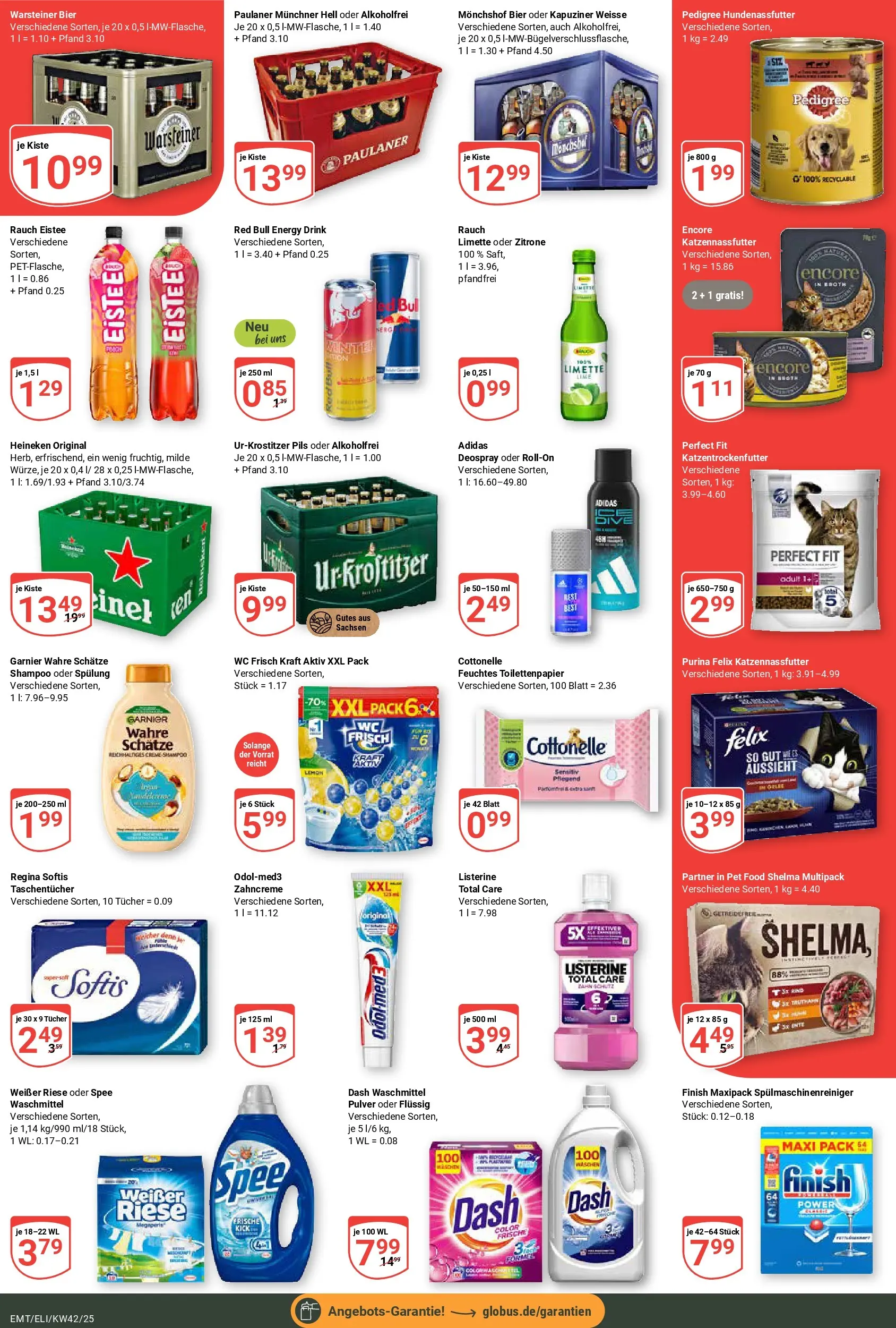 Globus prospekt Mittelhausen	 (ab 12.10.2025) » Angebote online | Seite: 4 | Produkte: Monchshof, Wc frisch, Warsteiner, Paulaner