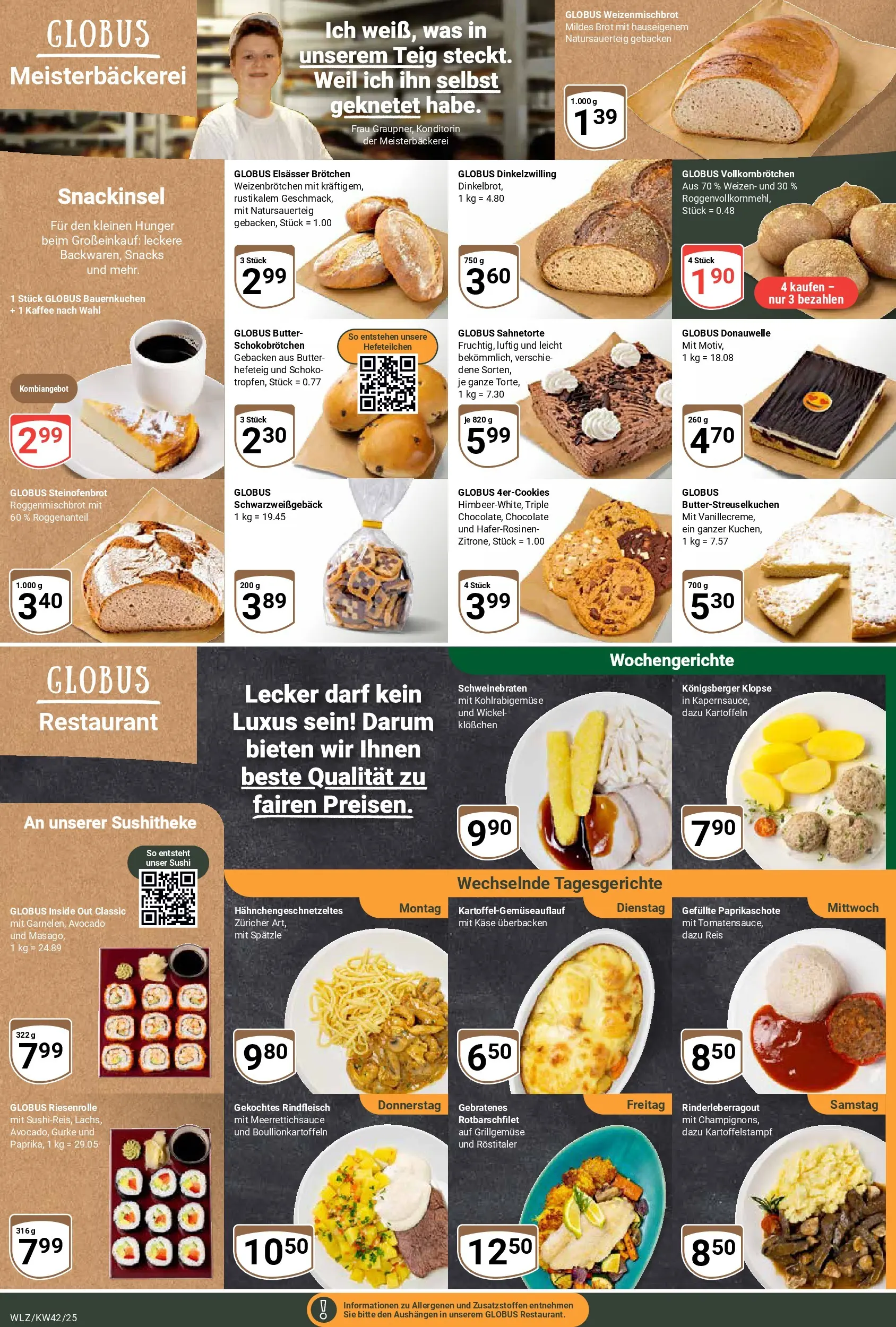 Globus prospekt Weischlitz	 (ab 12.10.2025) » Angebote online | Seite: 7 | Produkte: Butter, Kaffee, Avocado, Rindfleisch