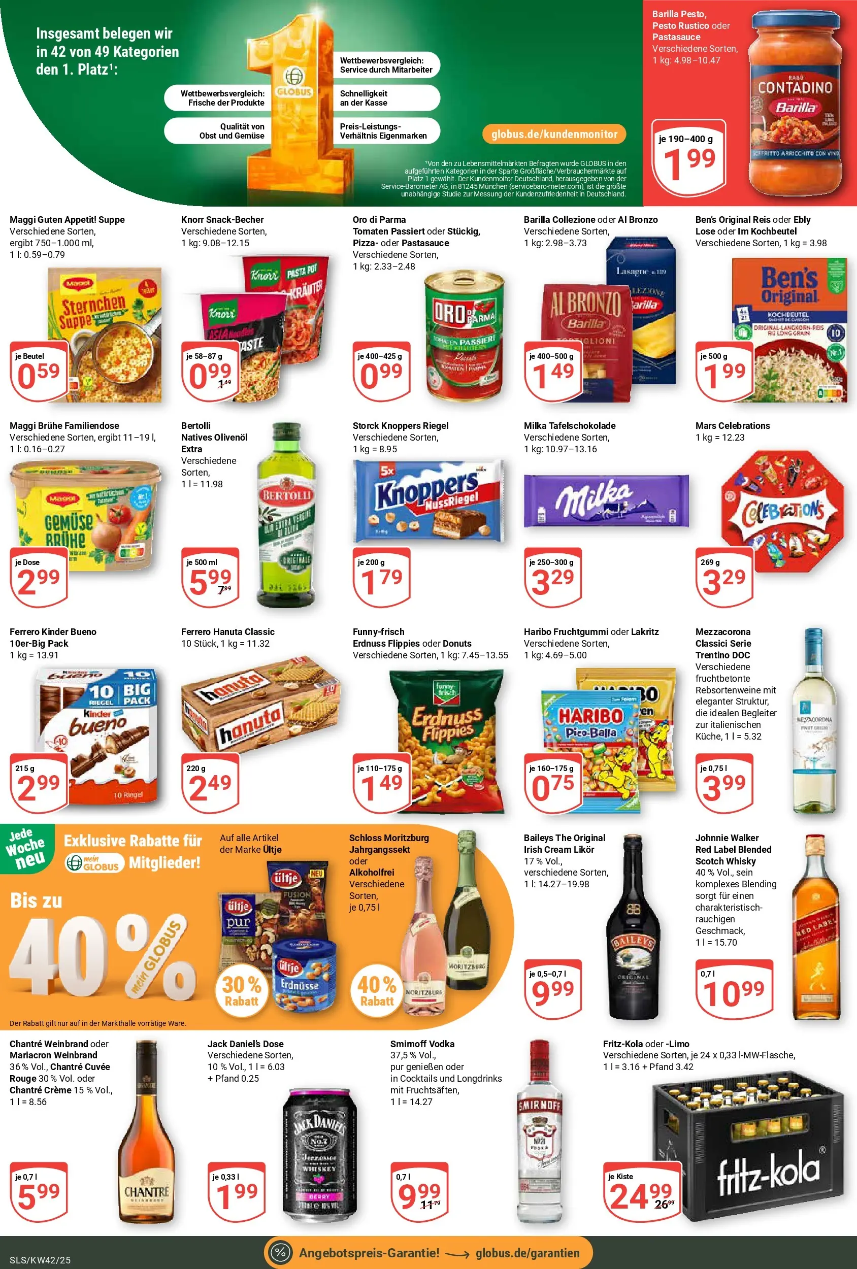 Globus prospekt Saarlouis	 (ab 12.10.2025) » Angebote online | Seite: 5 | Produkte: Funny frisch, Milka, Gemüse, Smirnoff