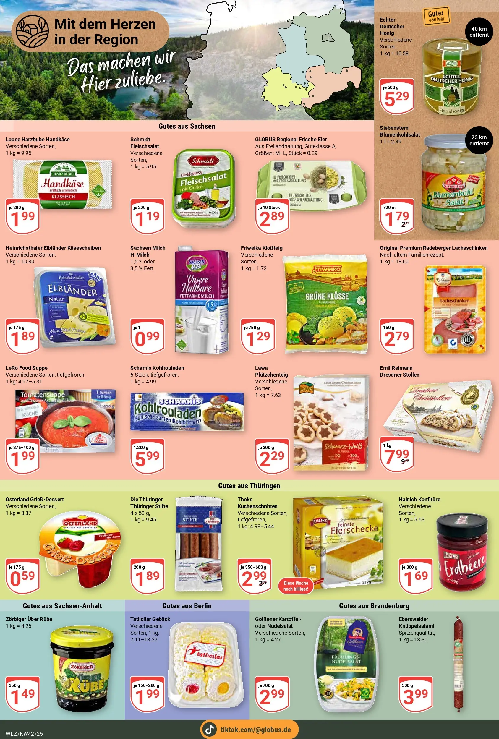 Globus prospekt Weischlitz	 (ab 12.10.2025) » Angebote online | Seite: 15 | Produkte: Milch, Eier, Küche, Blumenkohl