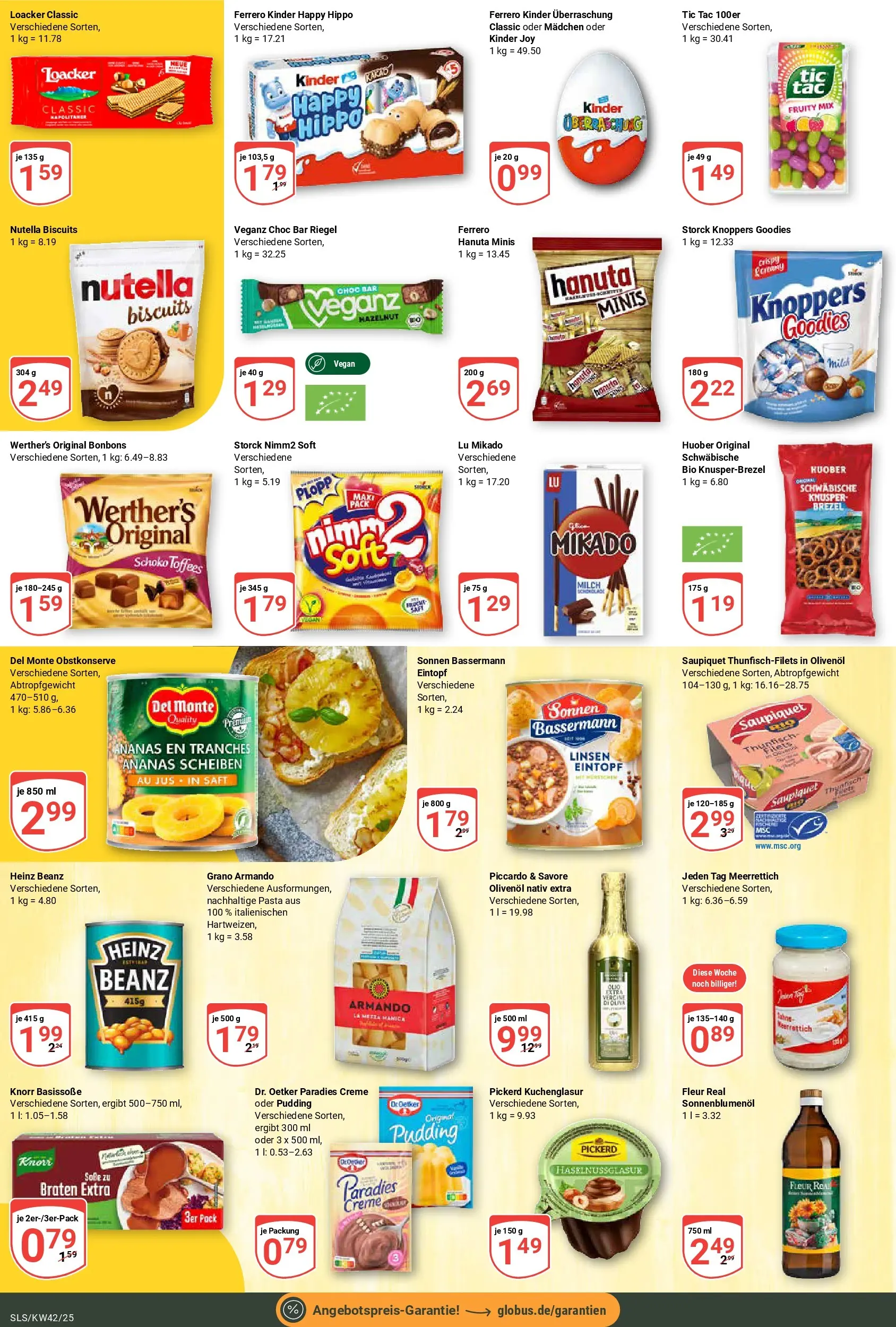 Globus prospekt Saarlouis	 (ab 12.10.2025) » Angebote online | Seite: 14 | Produkte: Milch, Ananas, Creme, Soße