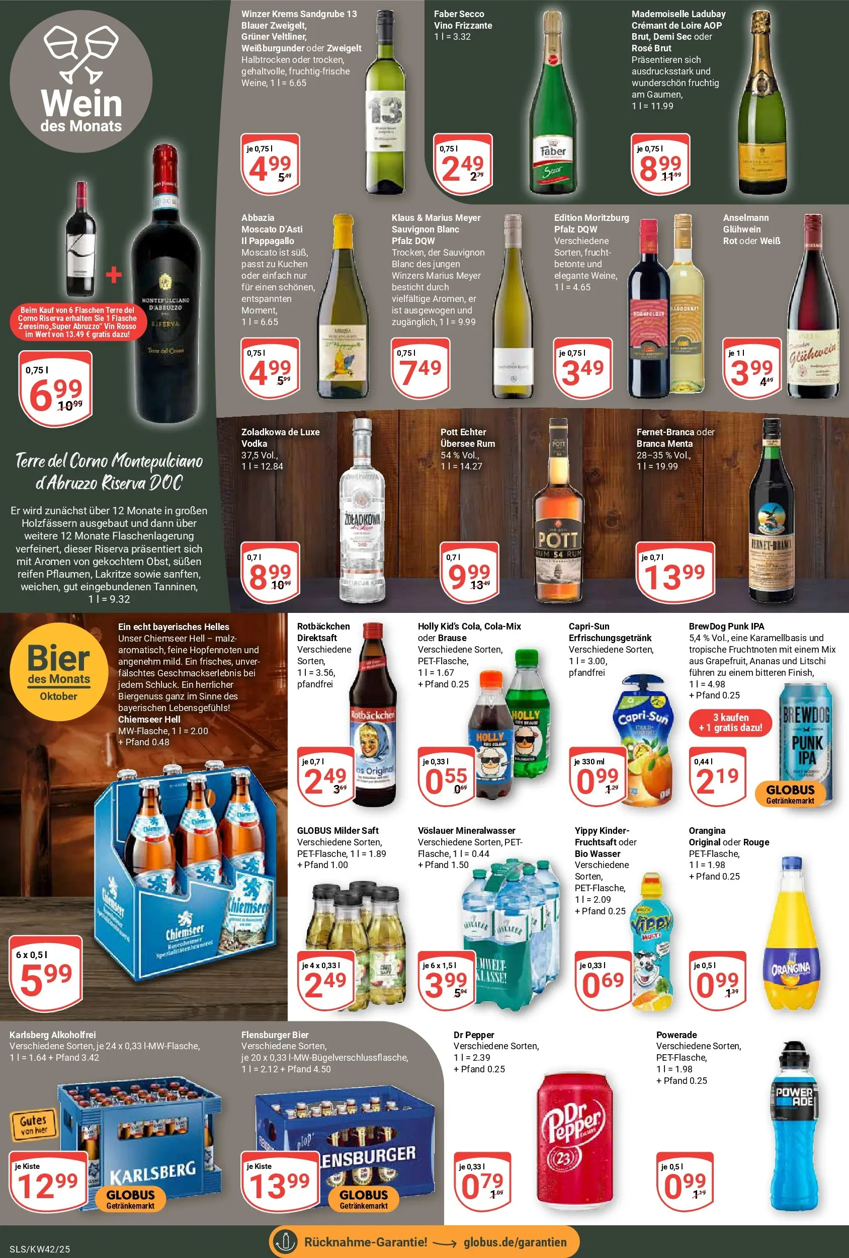 Globus prospekt Saarlouis	 (ab 12.10.2025) » Angebote online | Seite: 16 | Produkte: Ananas, Rouge, Wasser, Fruchtsaft