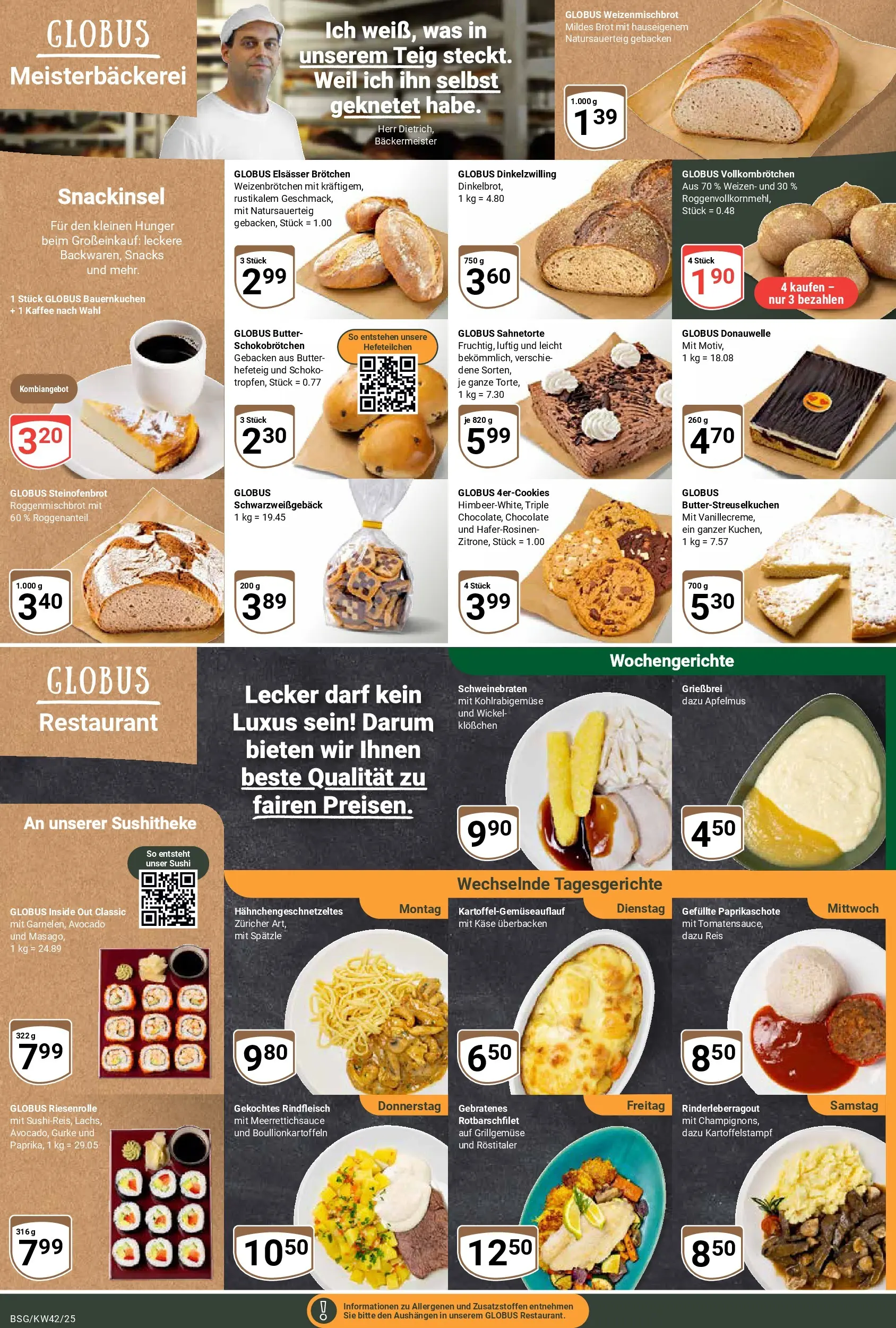 Globus prospekt Braunschweig	 (ab 12.10.2025) » Angebote online | Seite: 9 | Produkte: Käse, Avocado, Reis, Rindfleisch