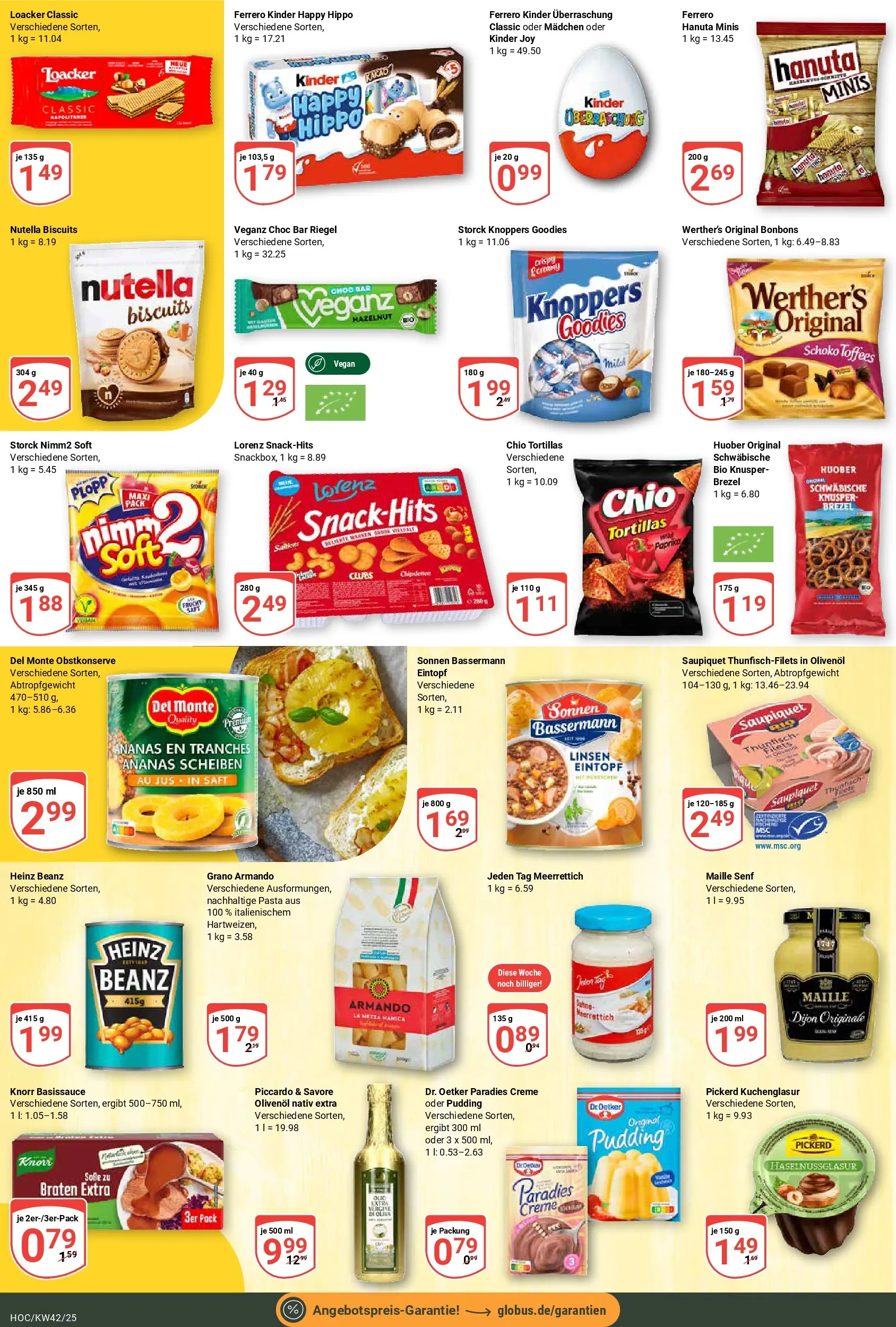 Globus prospekt Hockenheim	 (ab 12.10.2025) » Angebote online | Seite: 12 | Produkte: Pudding, Nutella, Knoppers, Saft