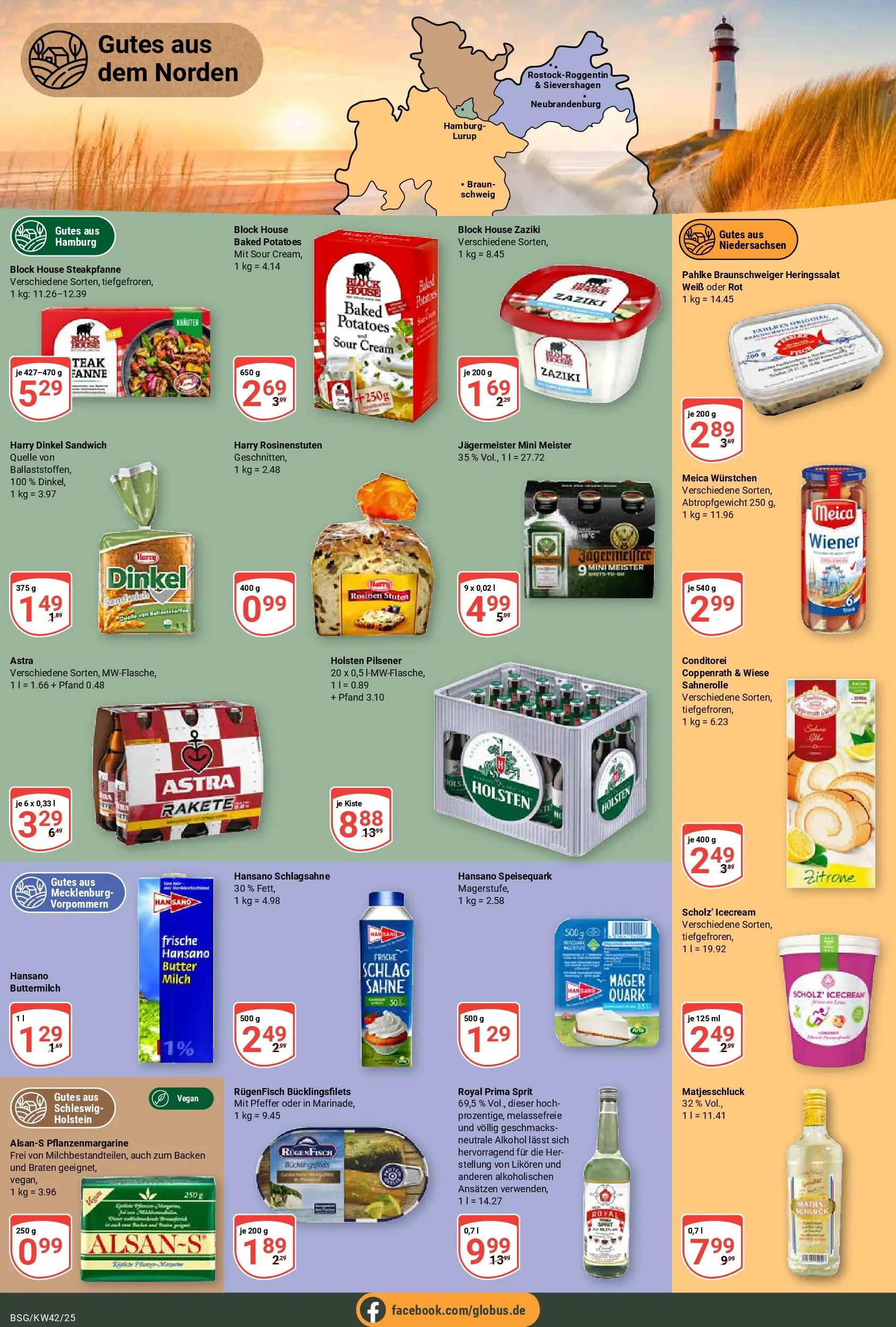 Globus prospekt Braunschweig	 (ab 12.10.2025) » Angebote online | Seite: 15 | Produkte: Quark, Meica, Pfeffer, Sahne