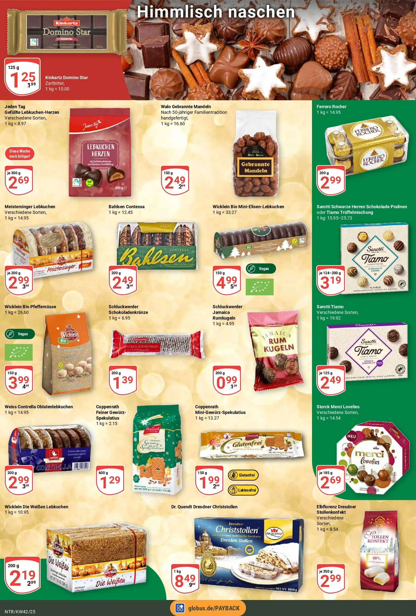 Globus prospekt Neutraubling	 (ab 12.10.2025) » Angebote online | Seite: 5 | Produkte: Merci, Ferrero rocher, Schokolade, Rumkugeln