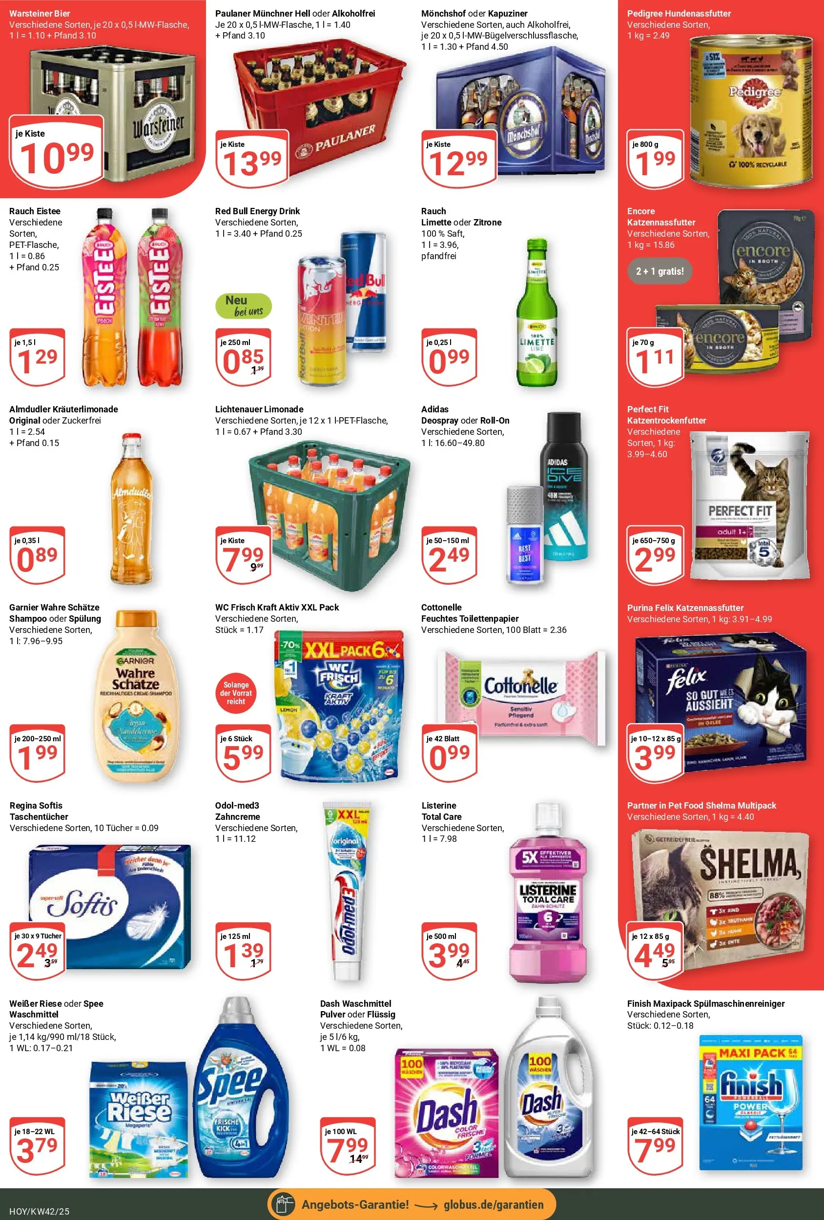 Globus prospekt Hoyerswerda	 (ab 12.10.2025) » Angebote online | Seite: 4 | Produkte: Spee, Wc frisch, Spülmaschinenreiniger, Warsteiner